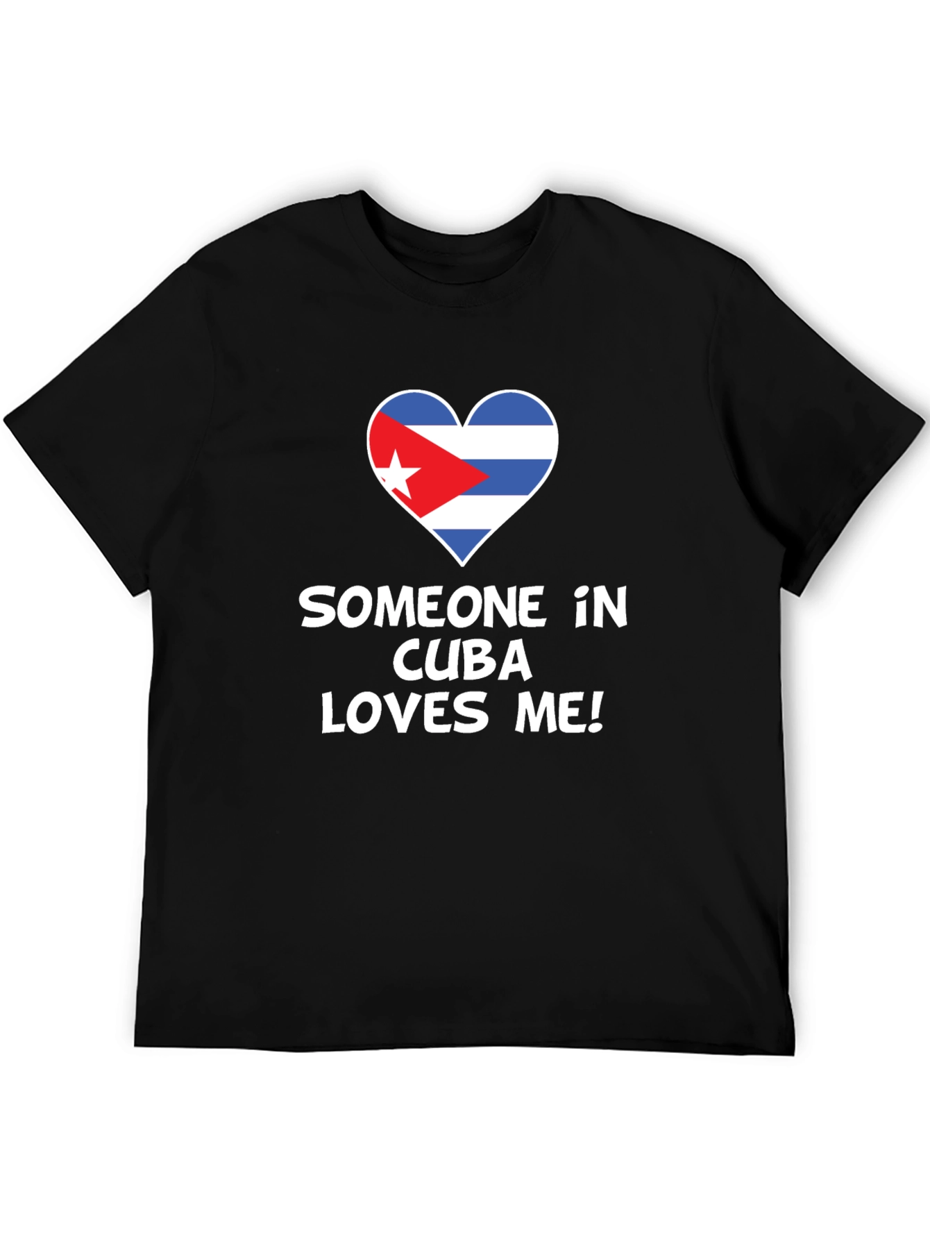 Cuba Loves Me Black T-Shirt