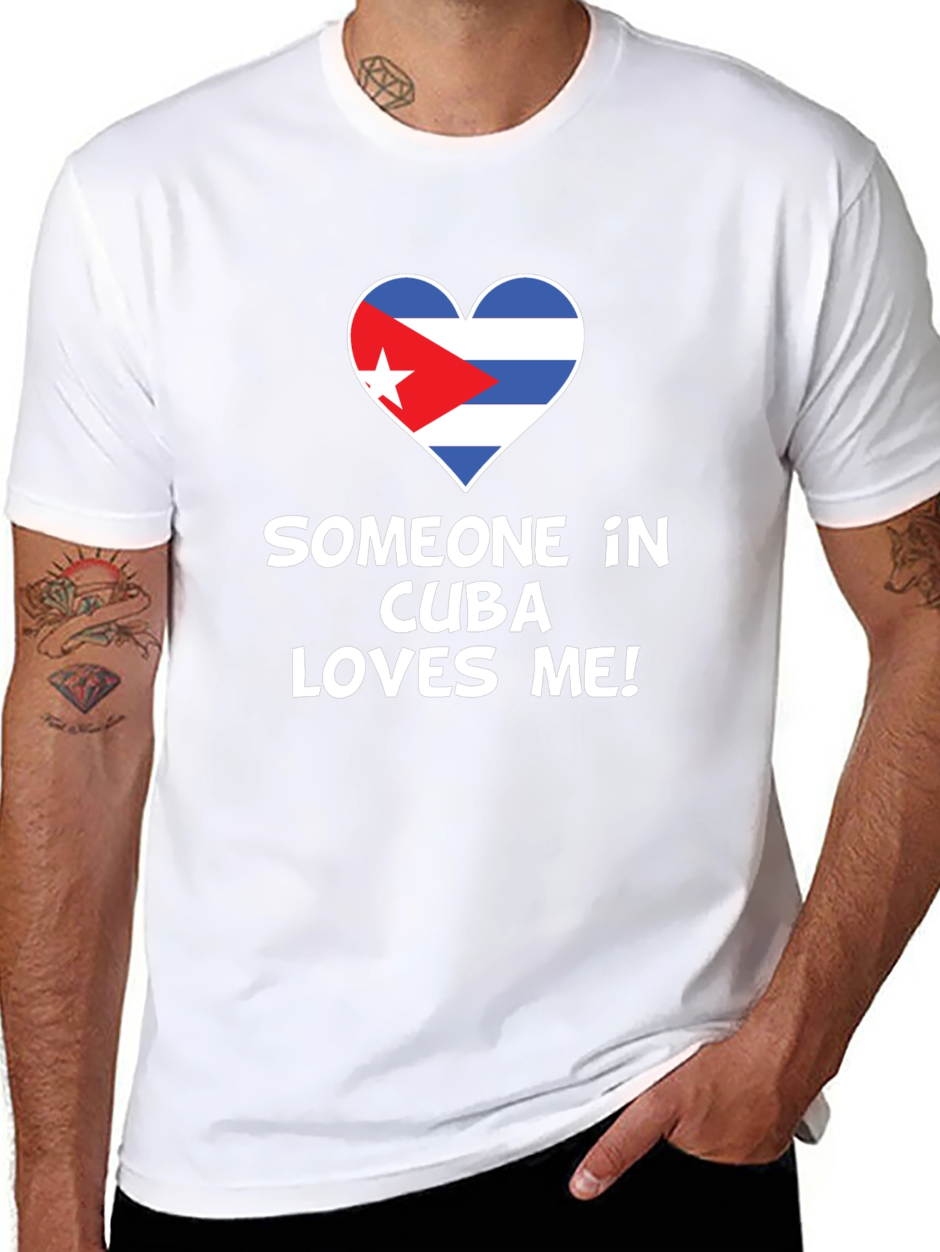 Cuba Loves Me Black T-Shirt