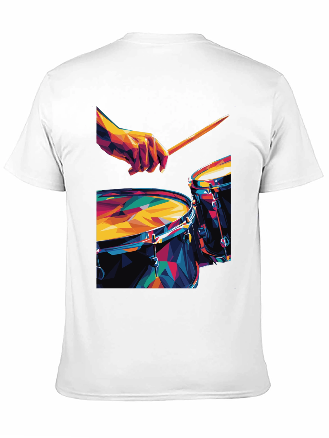 Geometric Drum Set Graphic Tee