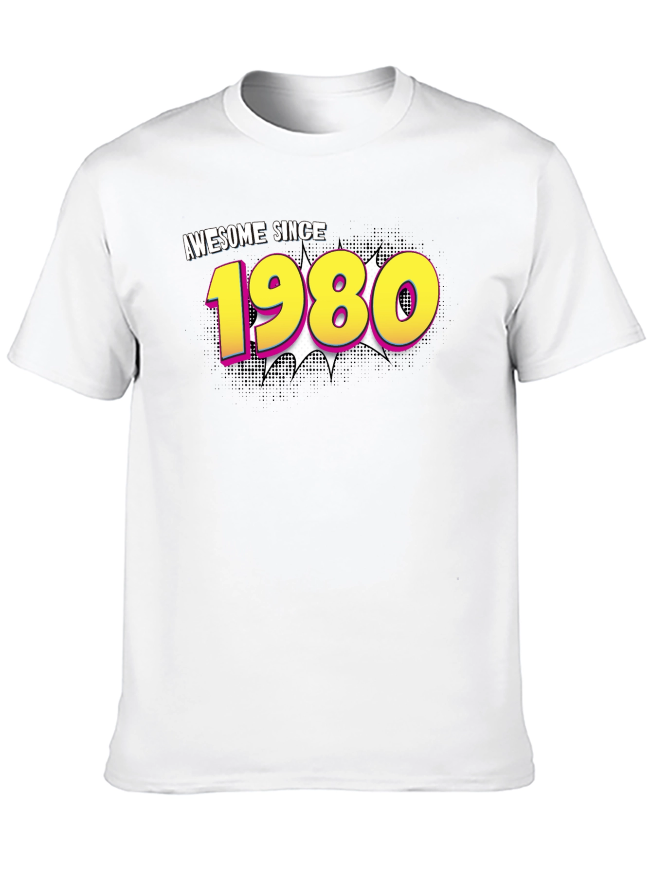 Awesome Since 1980 Black T-Shirt