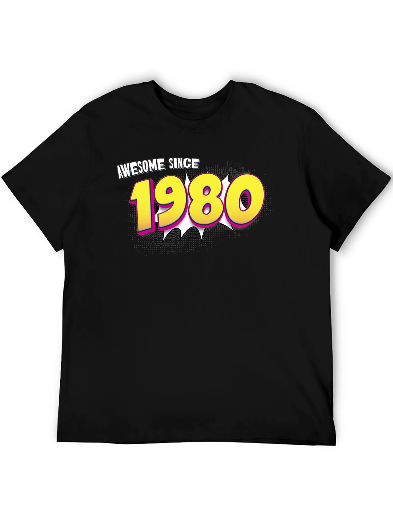 Awesome Since 1980 Black T-Shirt