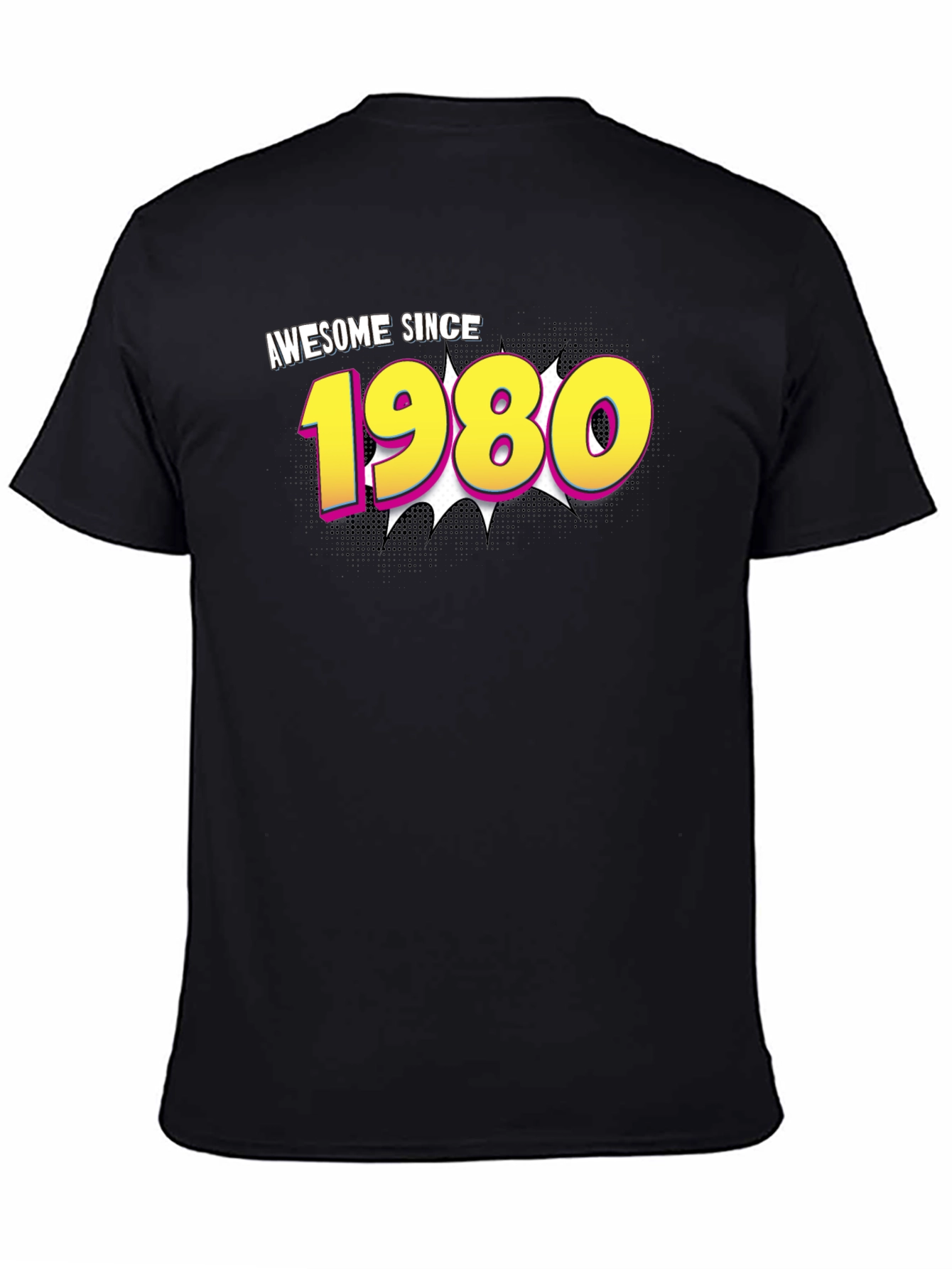 Awesome Since 1980 Black T-Shirt