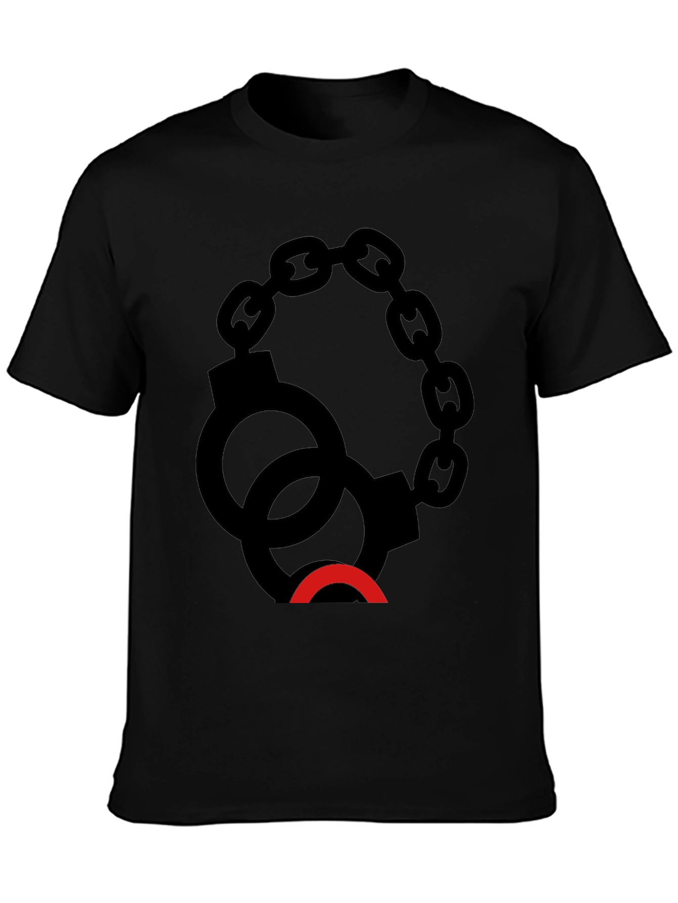 Handcuff Graphic Tee - Edgy Style