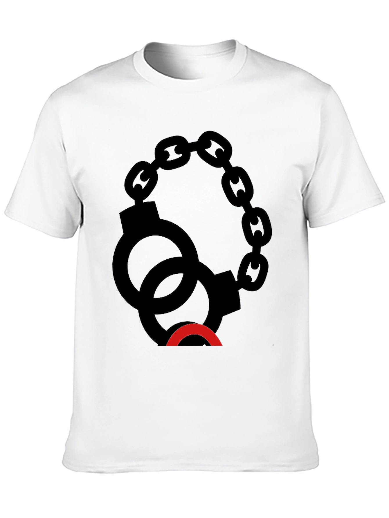 Handcuff Graphic Tee - Edgy Style