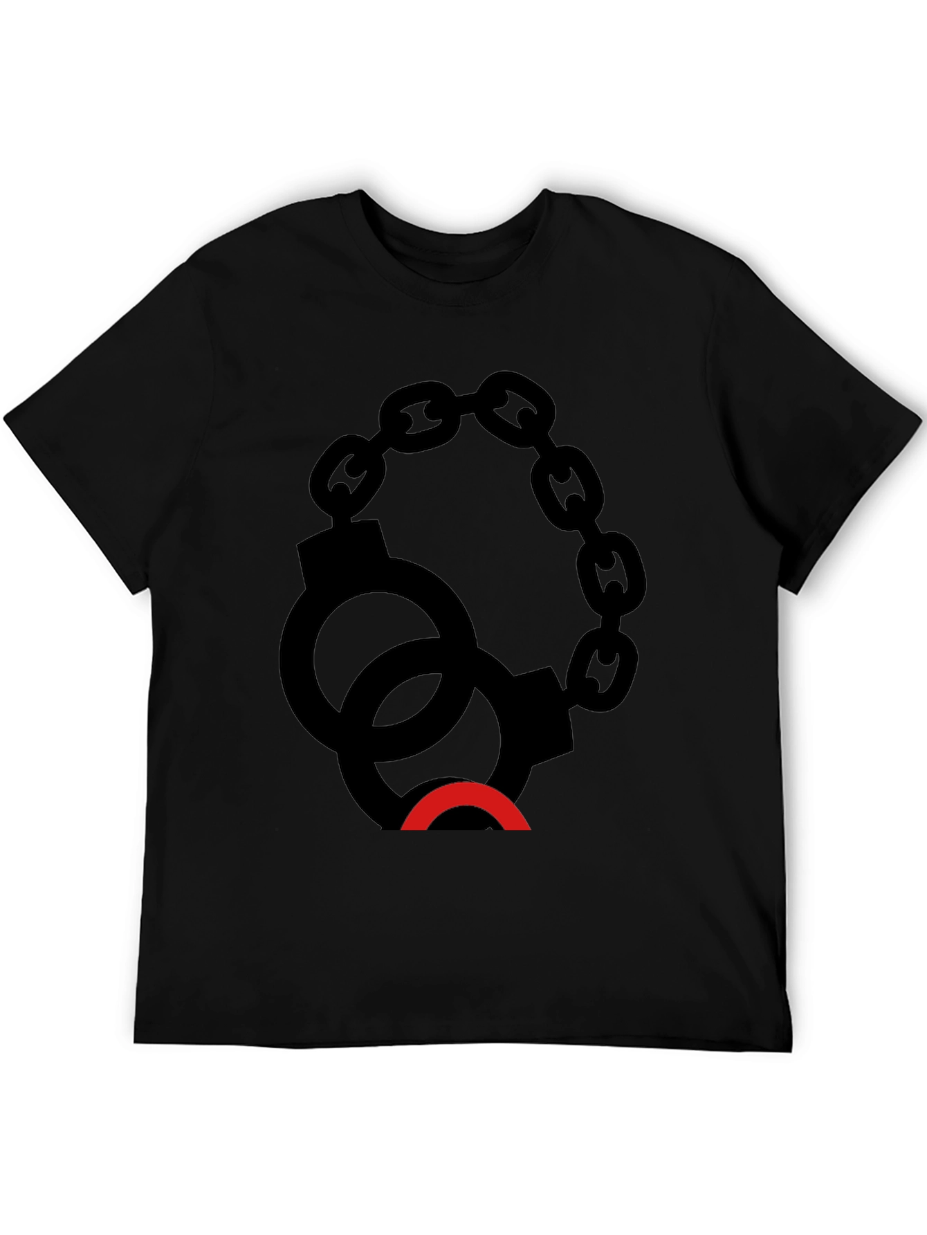 Handcuff Graphic Tee - Edgy Style