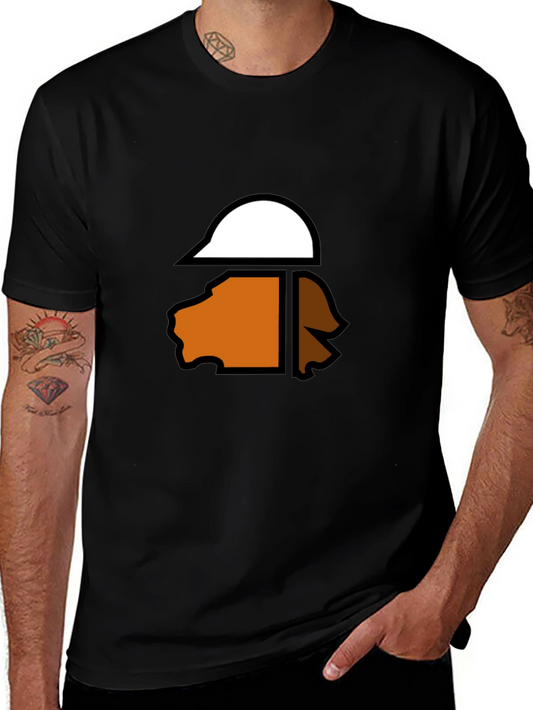 Abstract Graphic Tee - Black