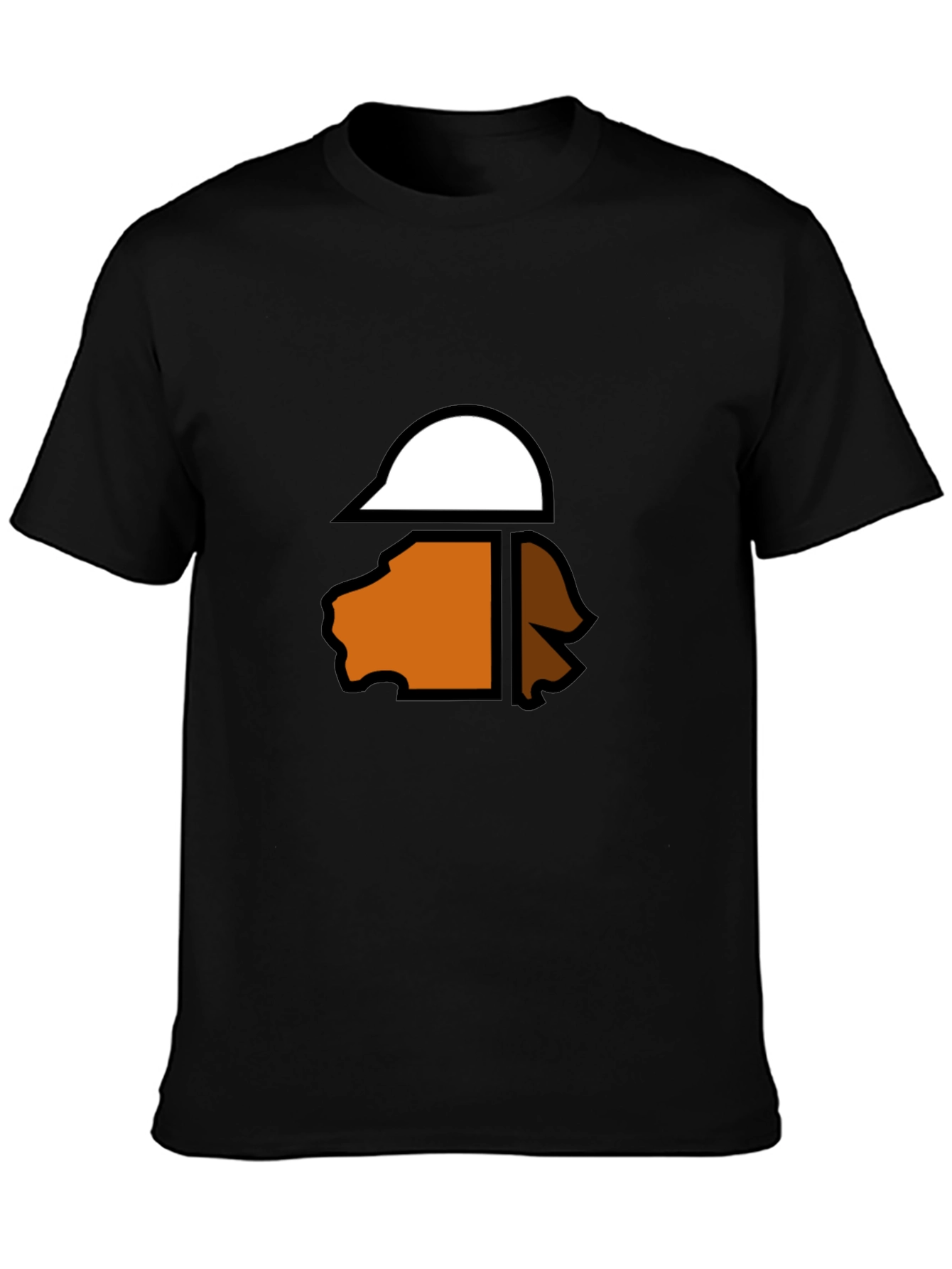 Abstract Graphic Tee - Black