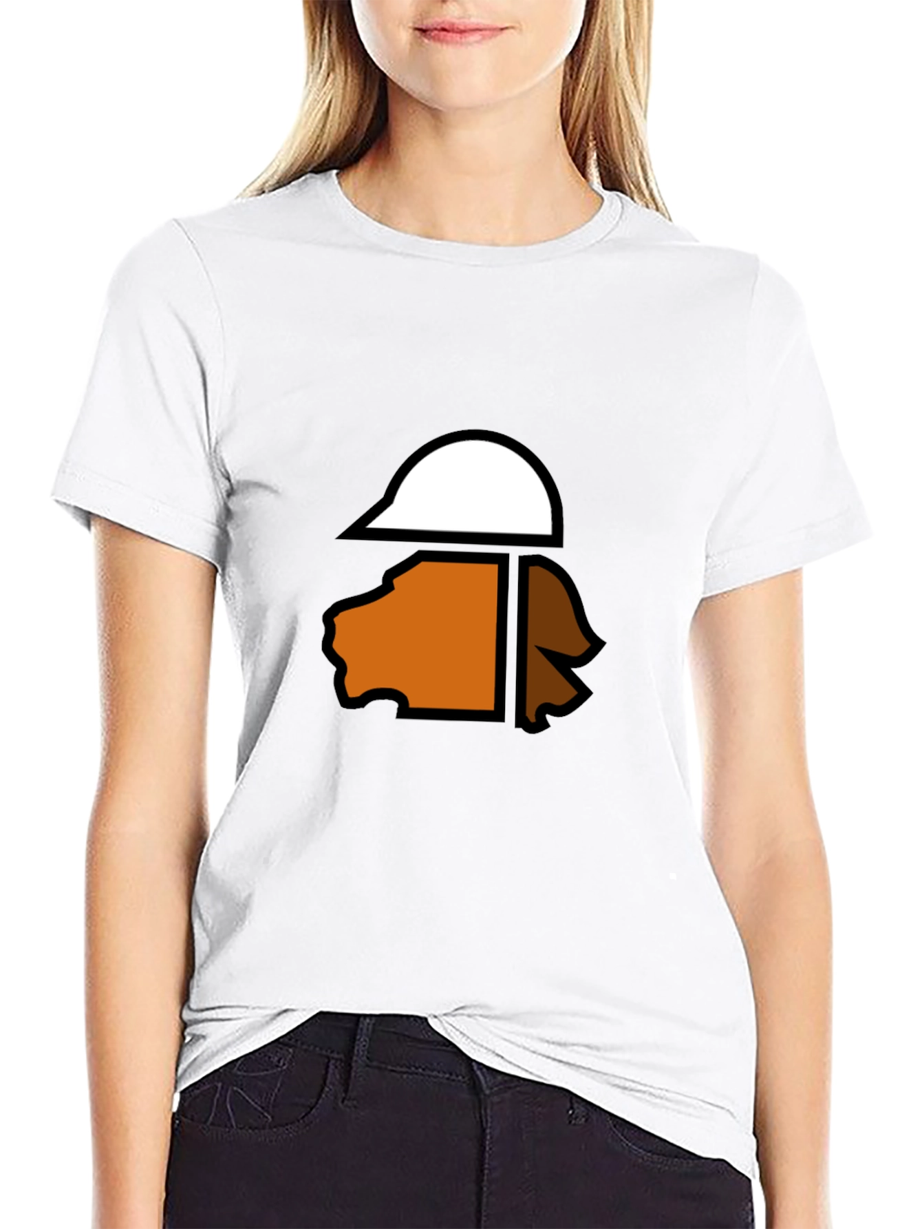 Abstract Graphic Tee - Black