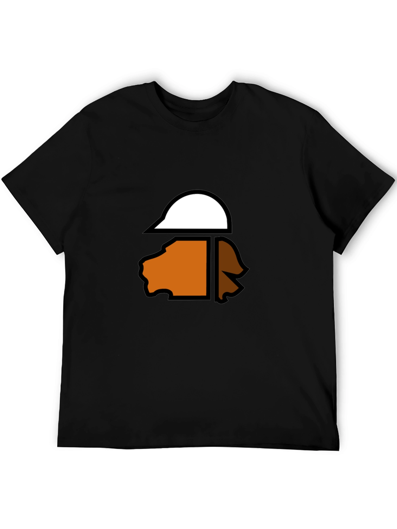 Abstract Graphic Tee - Black