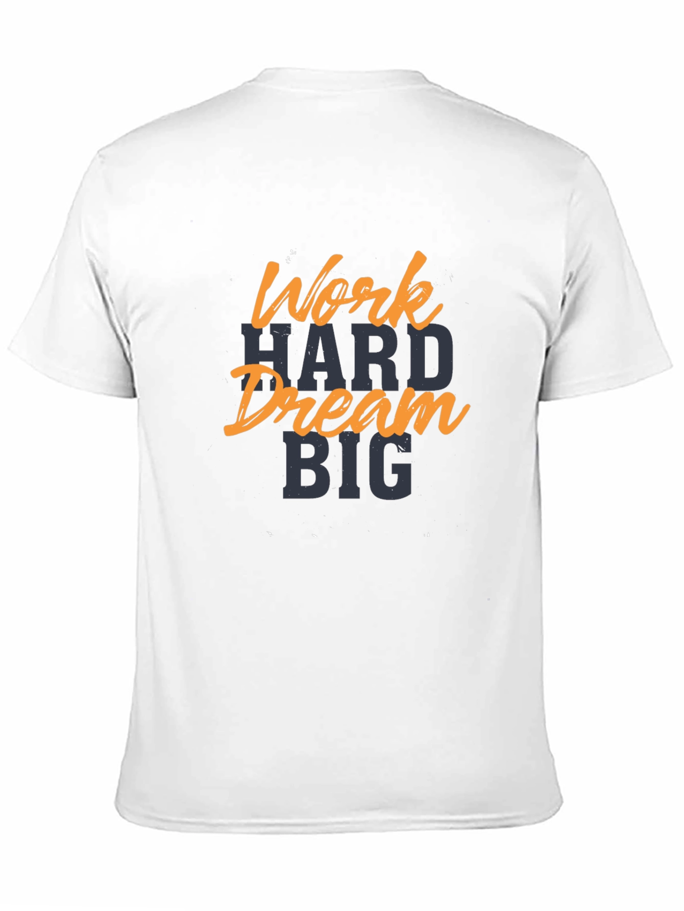 Work Hard Dream Big Black T-Shirt