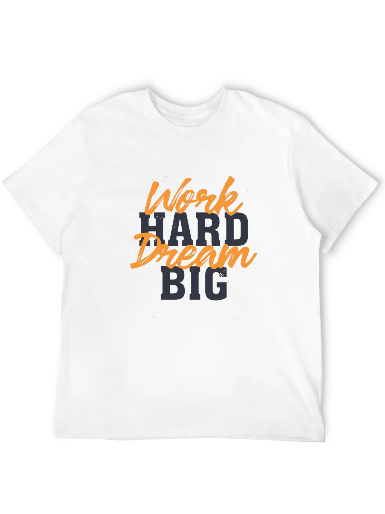 Work Hard Dream Big Black T-Shirt