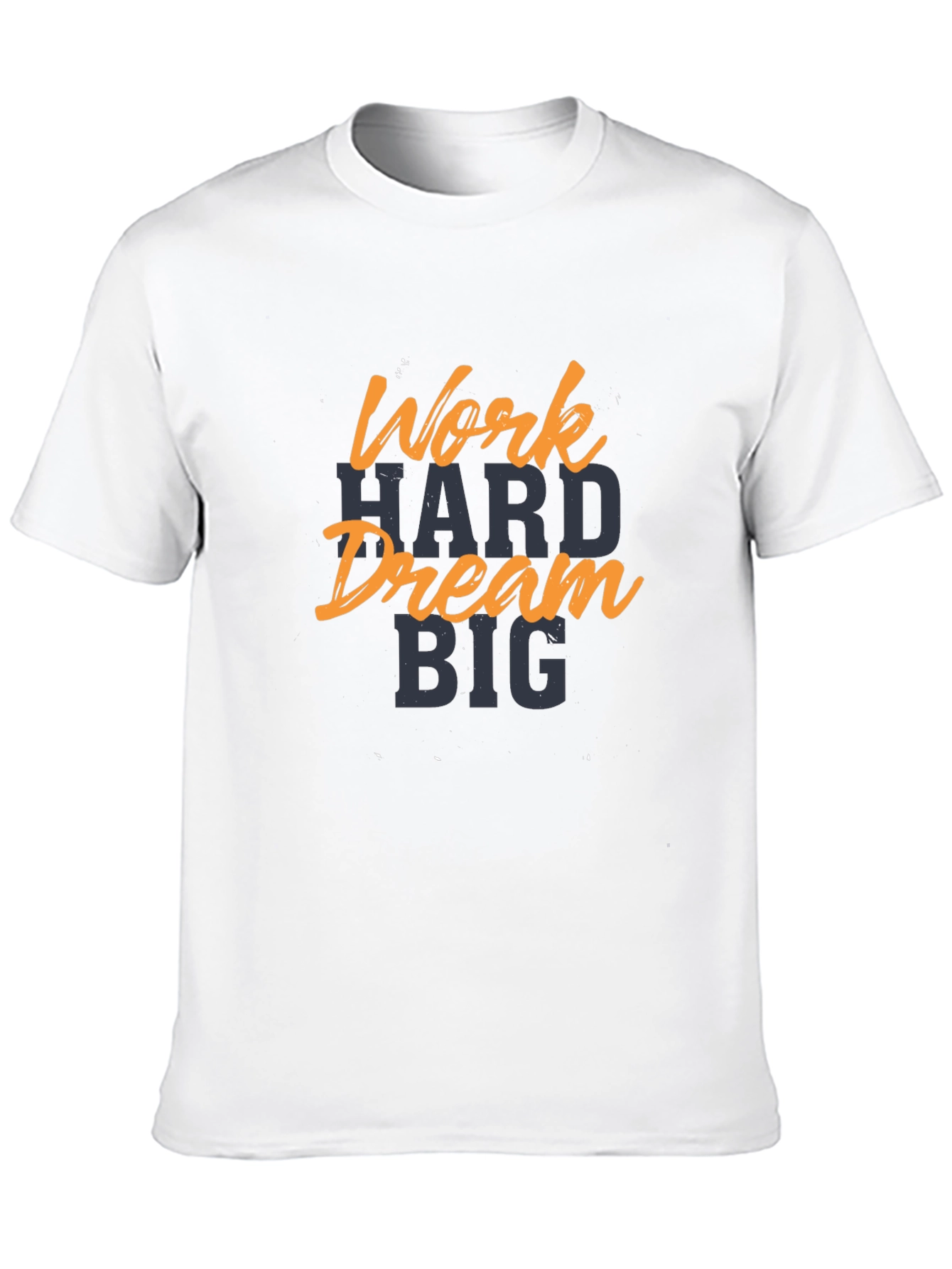 Work Hard Dream Big Black T-Shirt