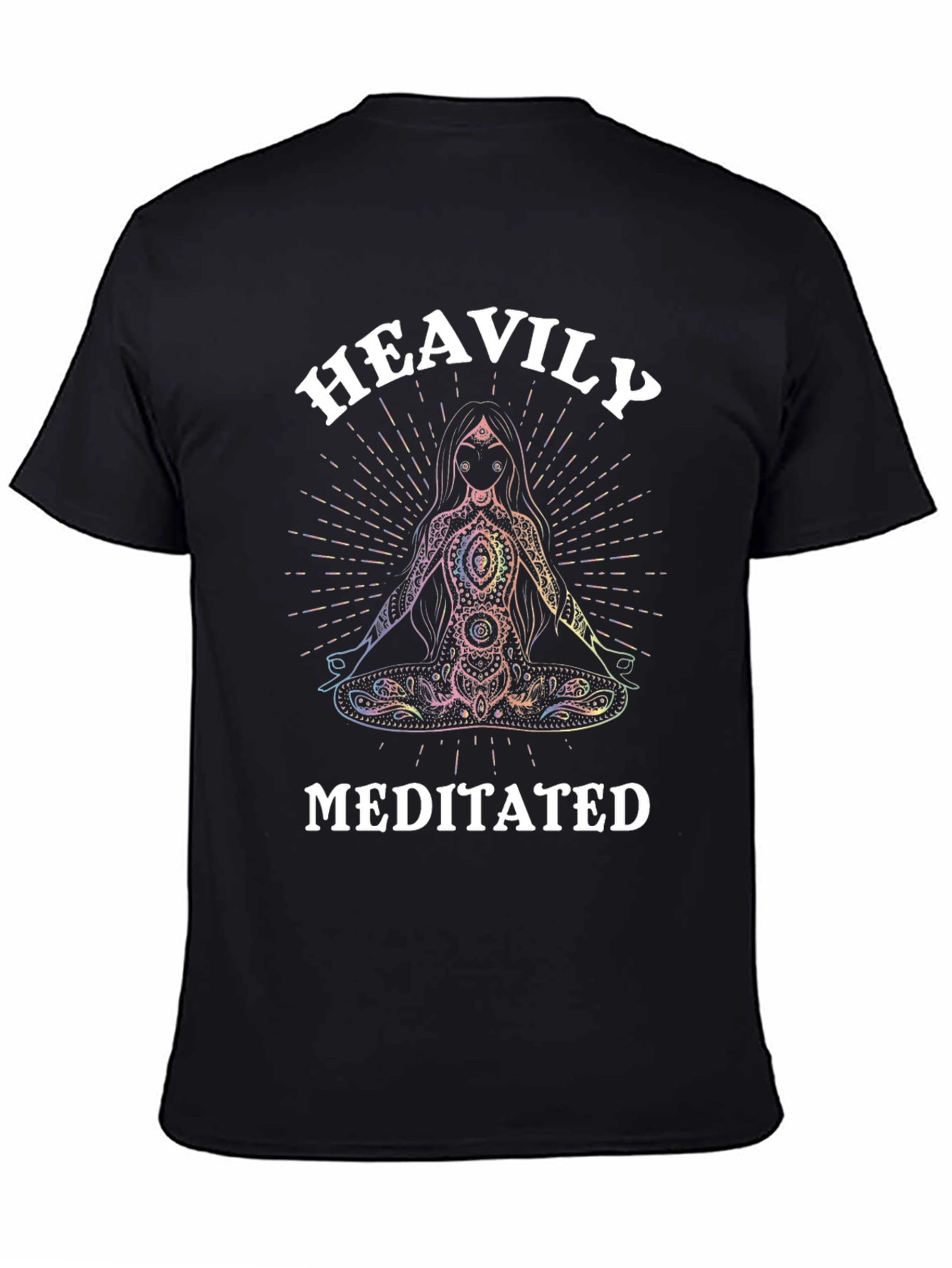 Heavily Meditated T-Shirt - Relaxed Fit Cotton Tee