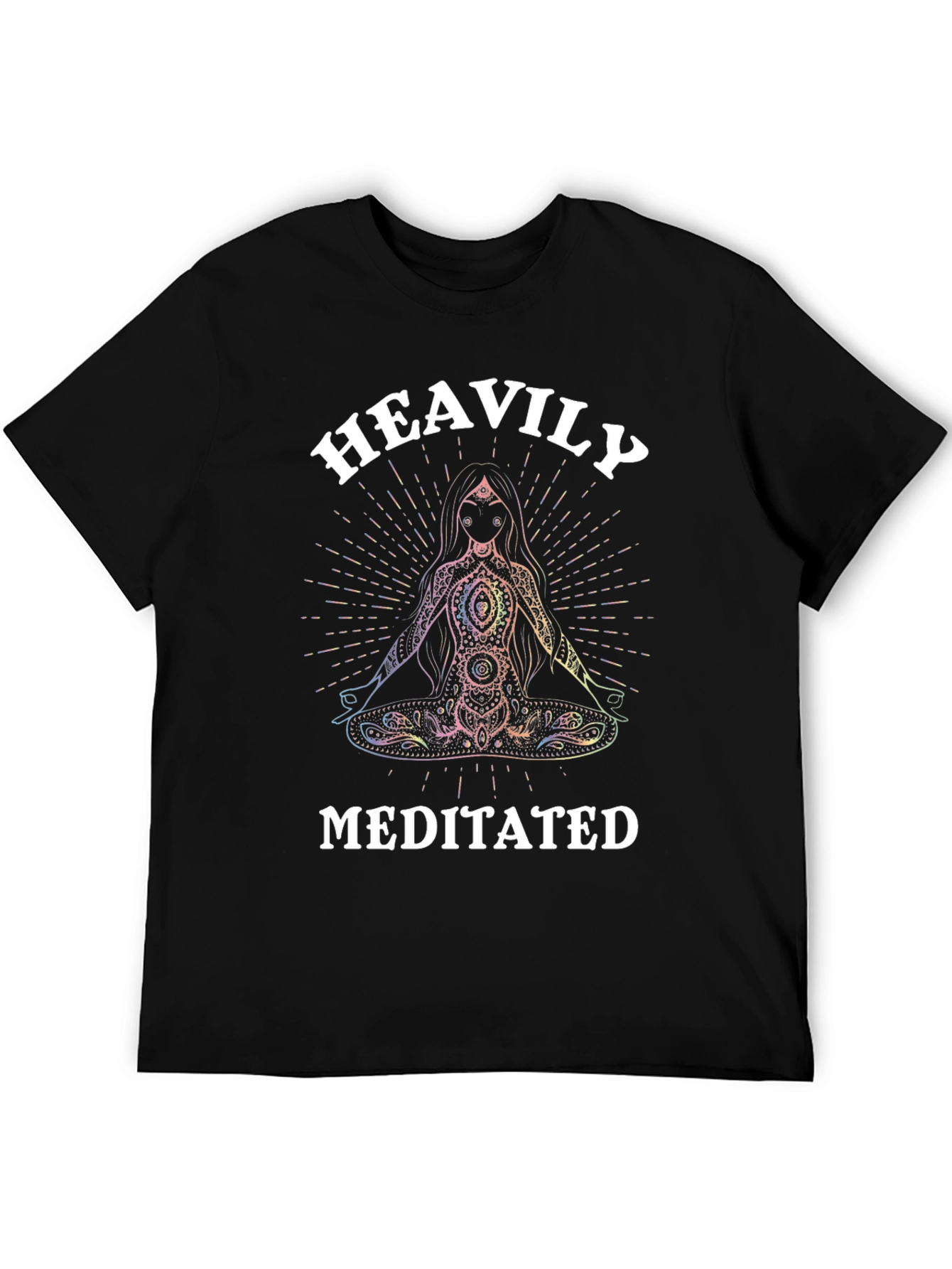 Heavily Meditated T-Shirt - Relaxed Fit Cotton Tee