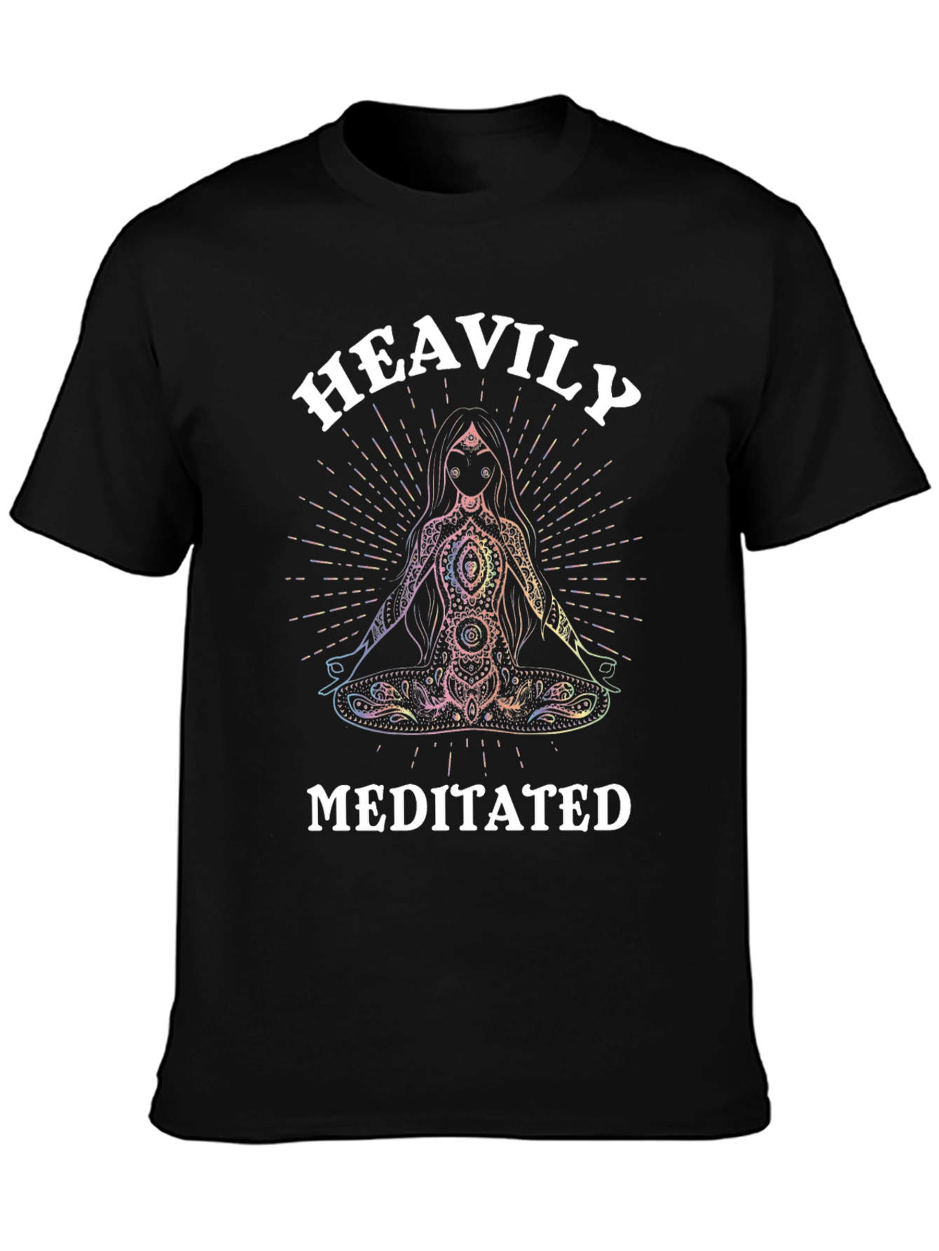 Heavily Meditated T-Shirt - Relaxed Fit Cotton Tee