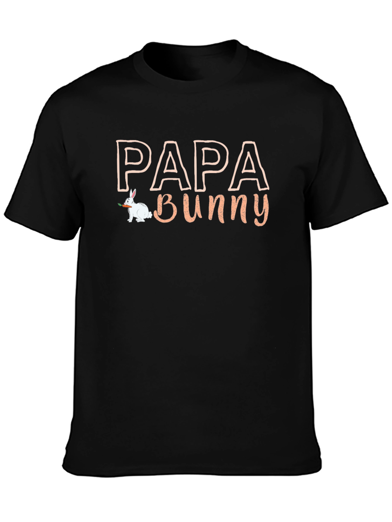 Papa Bunny Graphic T-Shirt - Easter Dad Tee