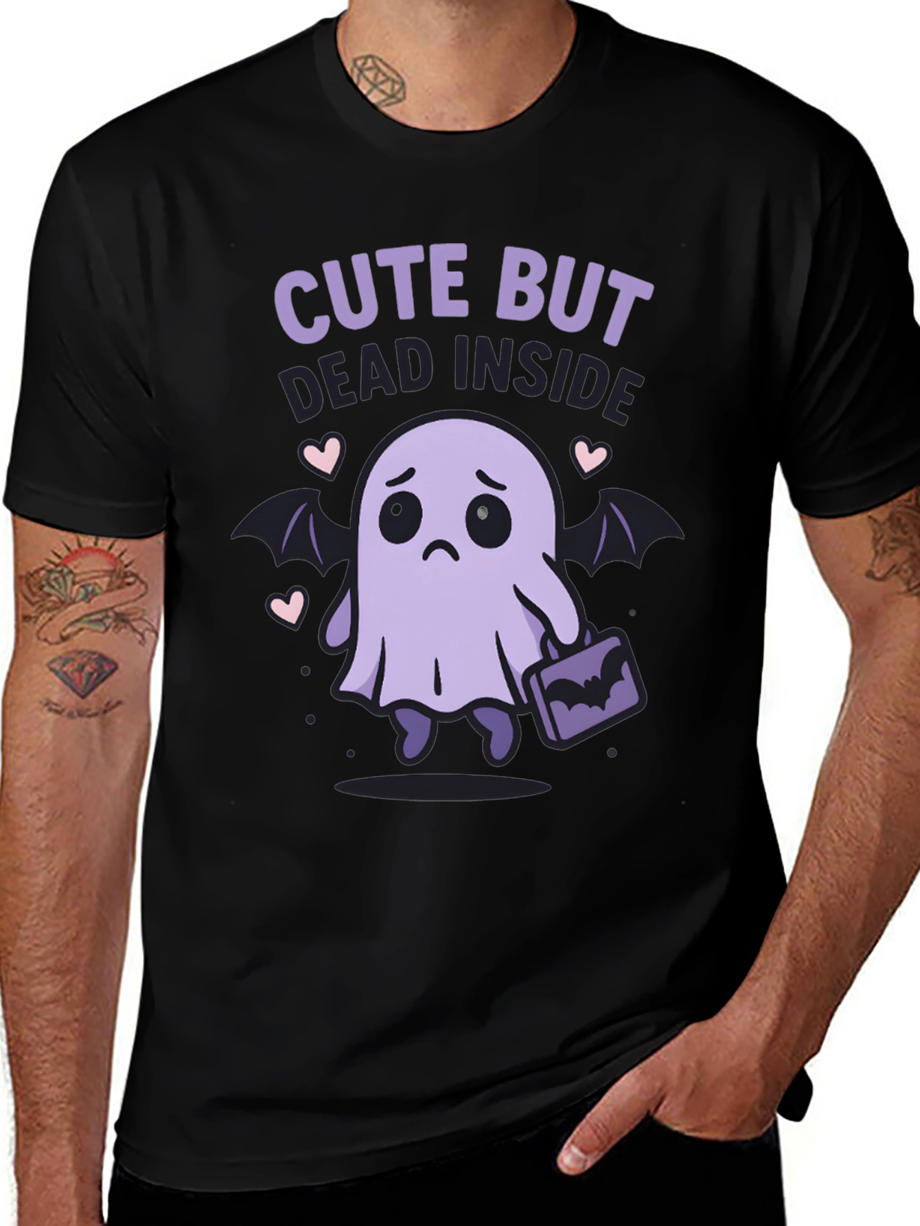 Cute But Dead Inside Ghost T-Shirt
