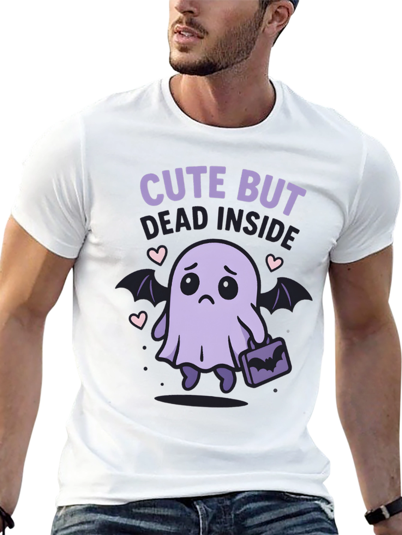 Cute But Dead Inside Ghost T-Shirt