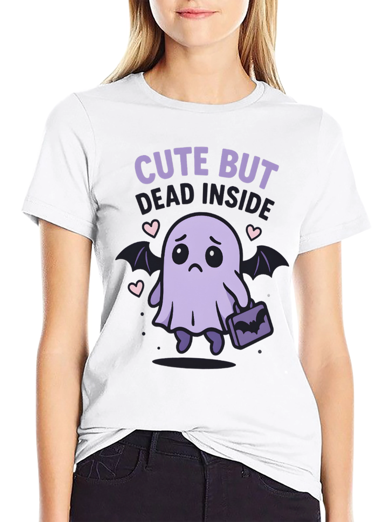 Cute But Dead Inside Ghost T-Shirt