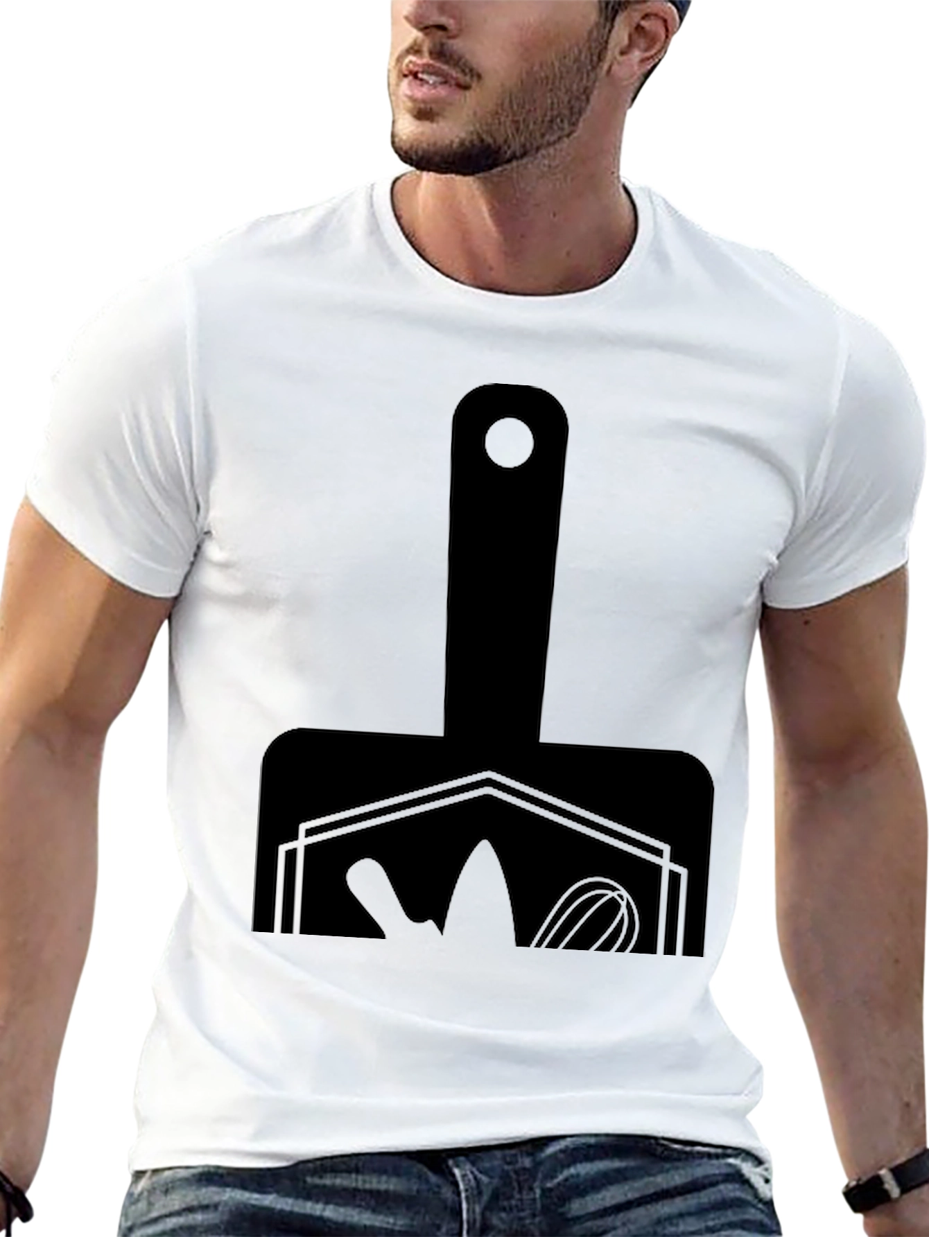 Chefs Tool Graphic Tee - Black Cotton Blend