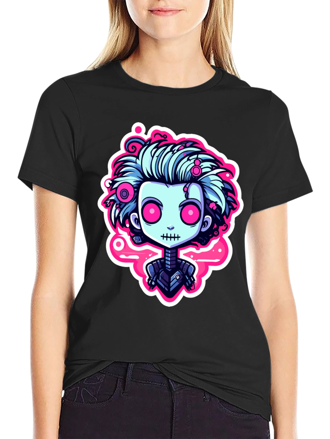 Cartoon Zombie Graphic Tee
