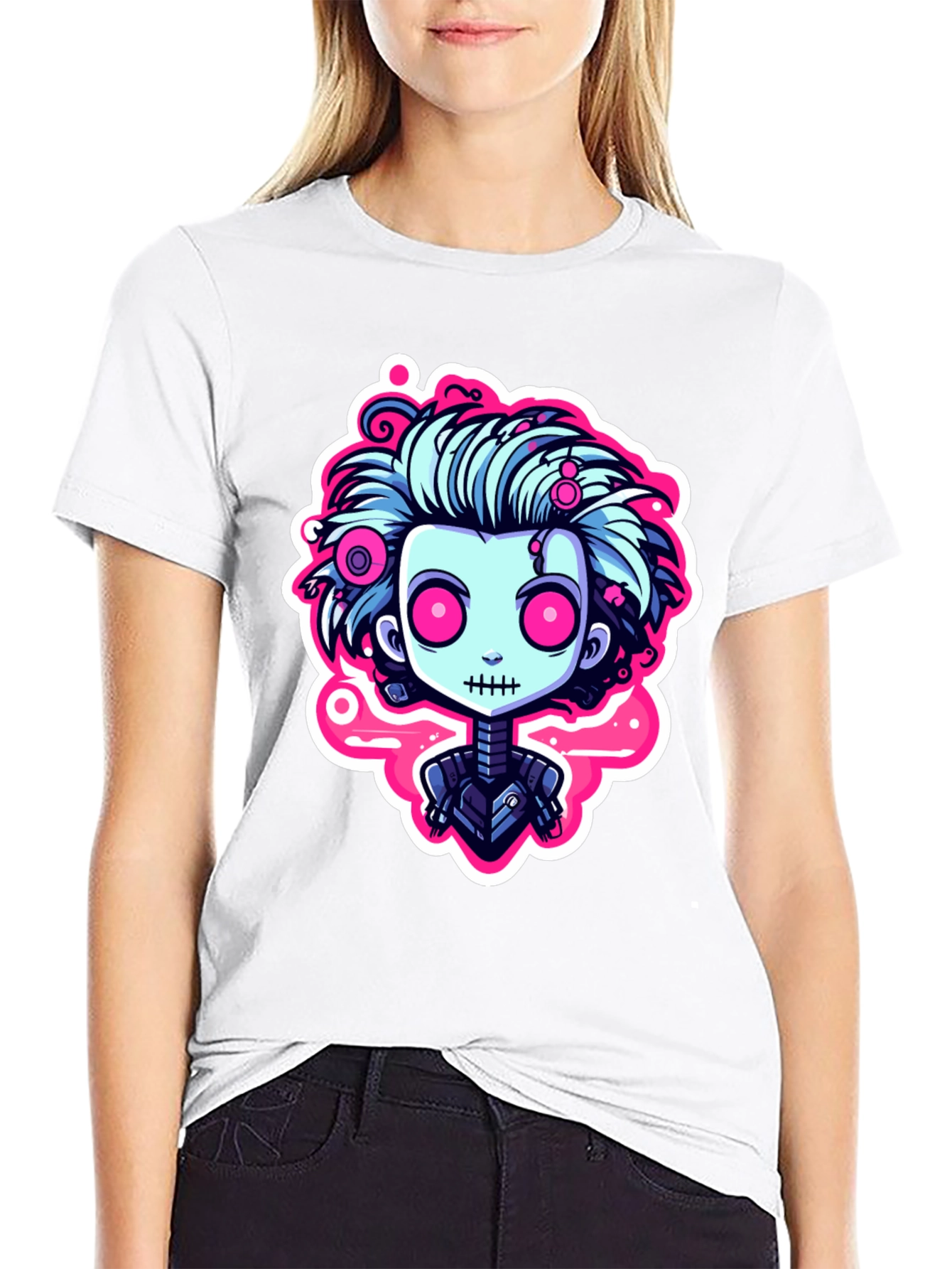 Cartoon Zombie Graphic Tee