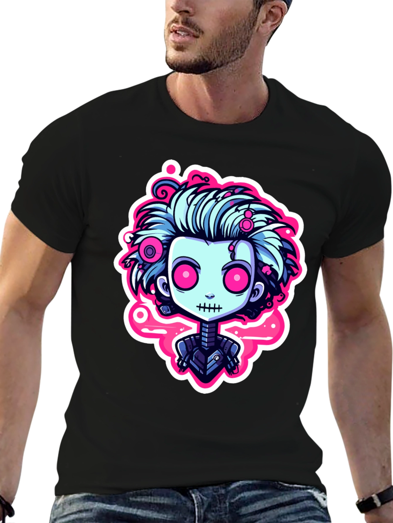 Cartoon Zombie Graphic Tee