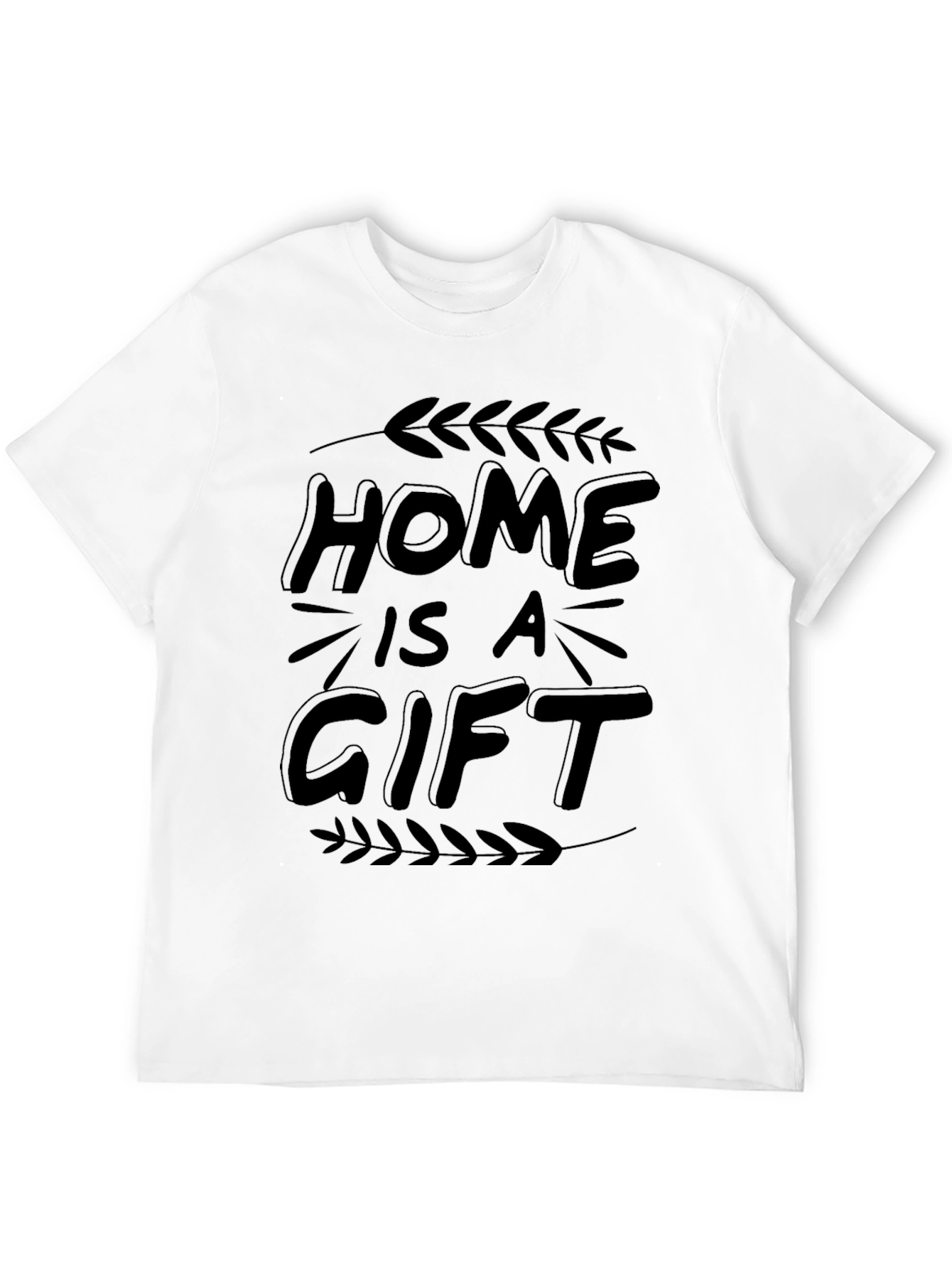 Home is a Gift Black Graphic Tee