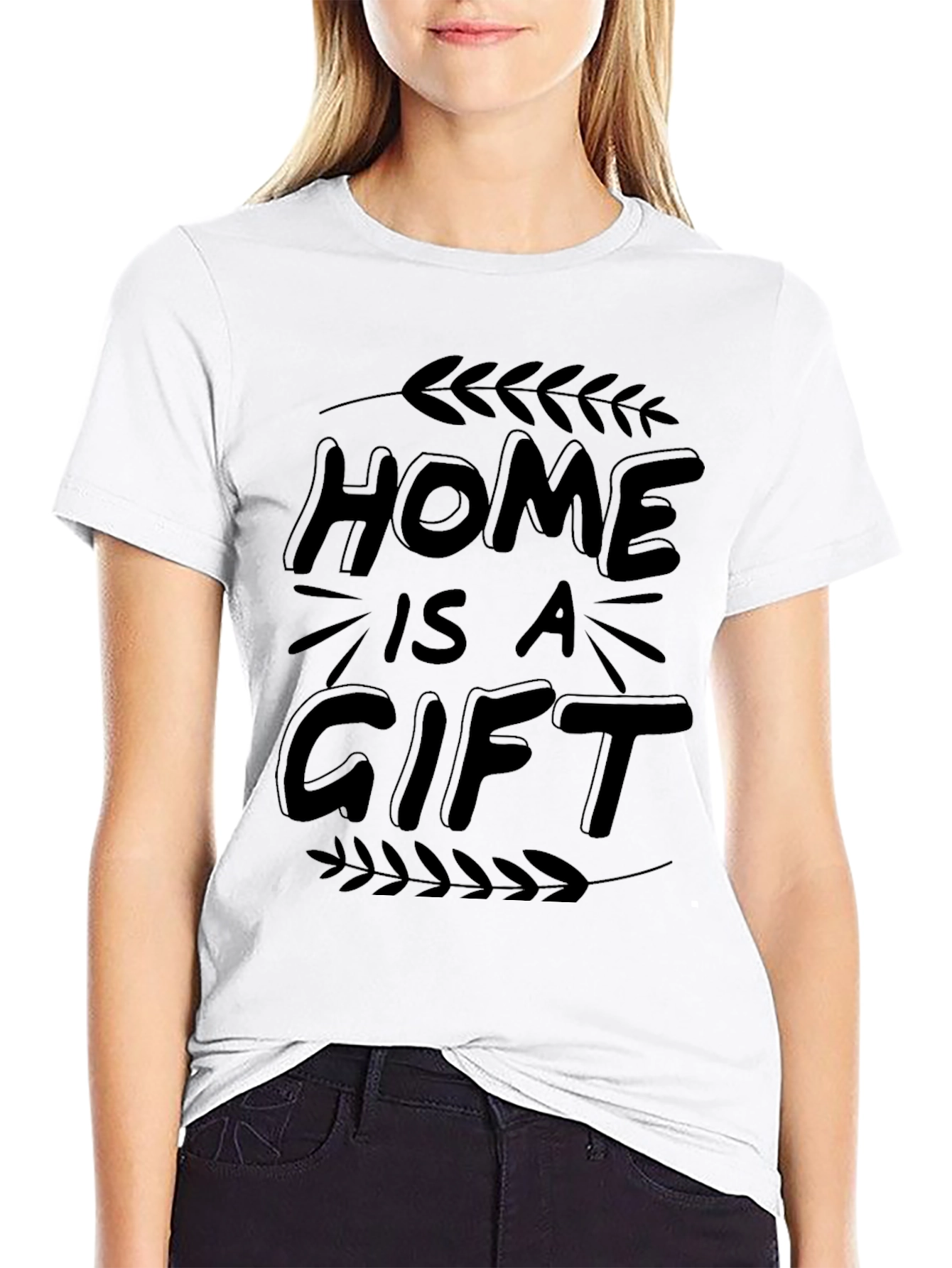 Home is a Gift Black Graphic Tee