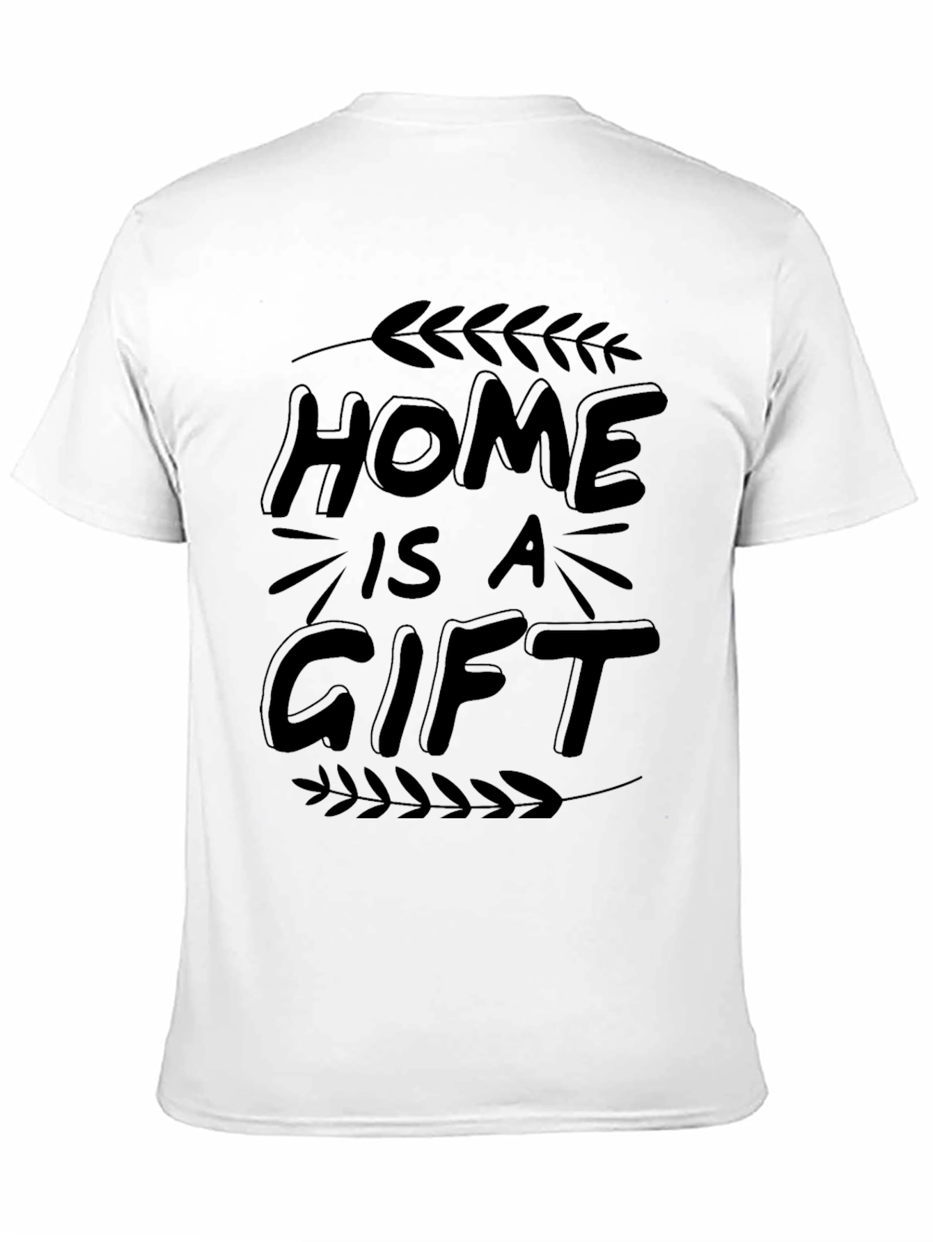 Home is a Gift Black Graphic Tee