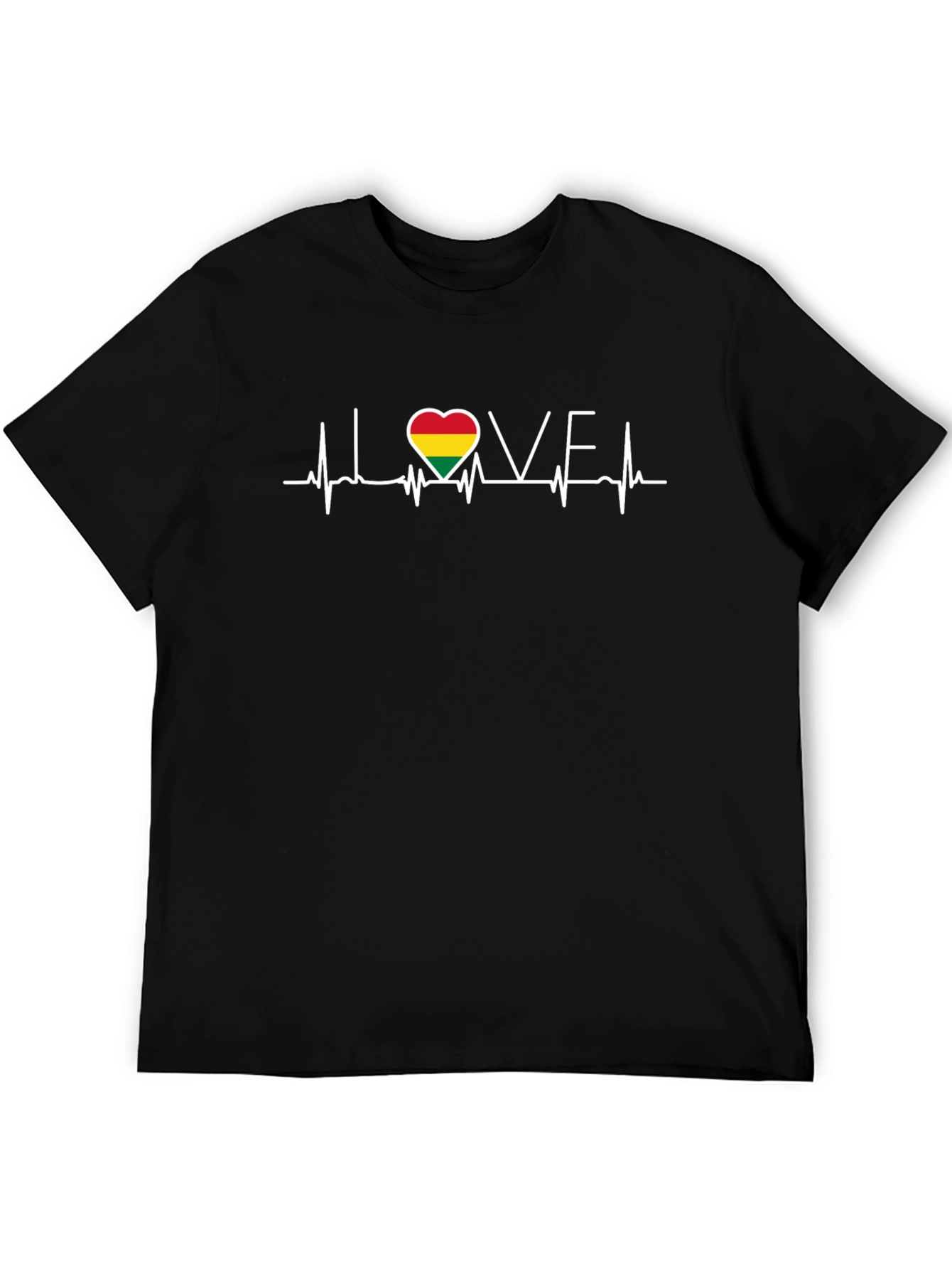 I Love Bolivia Heartbeat T-Shirt