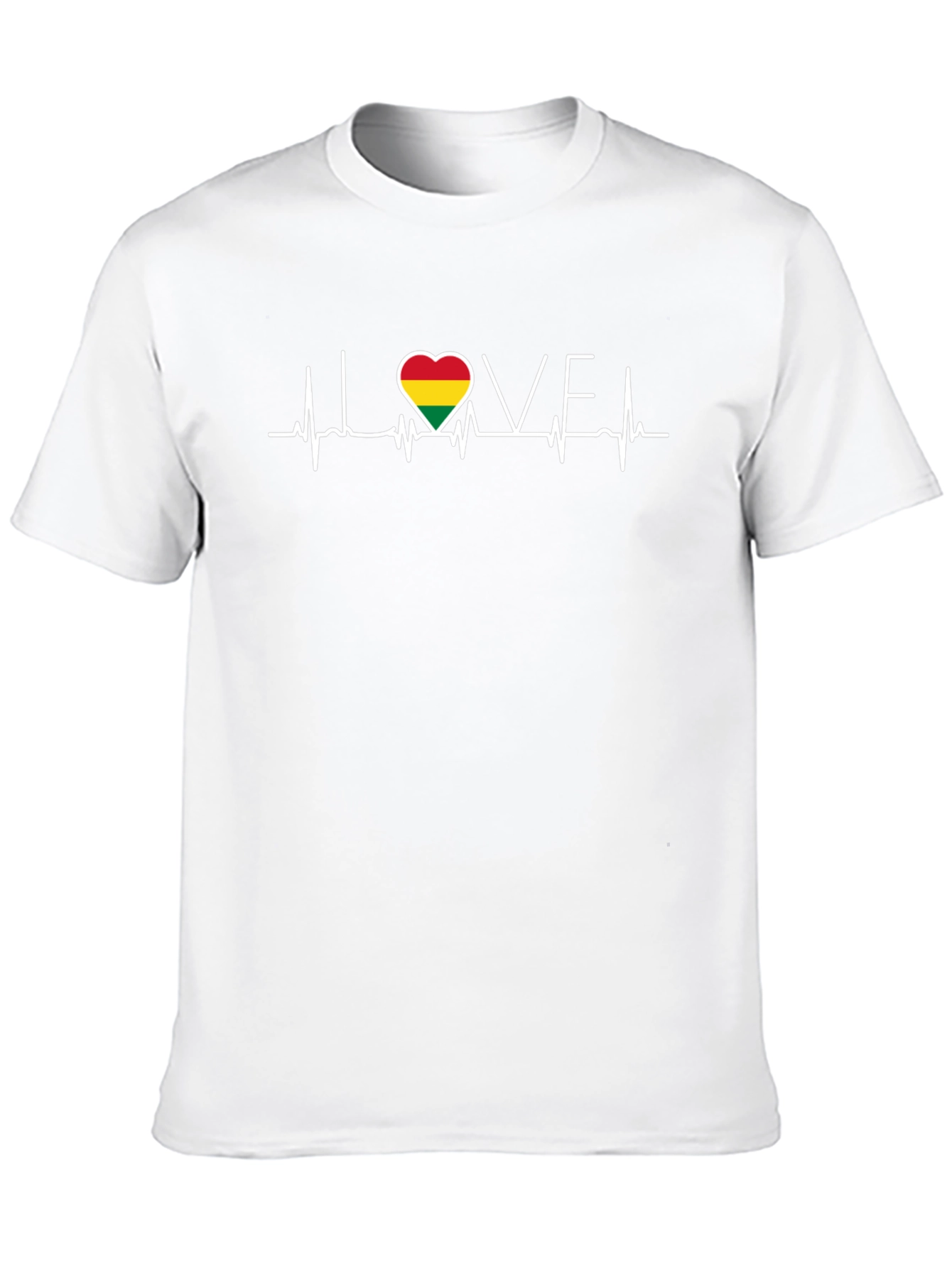 I Love Bolivia Heartbeat T-Shirt