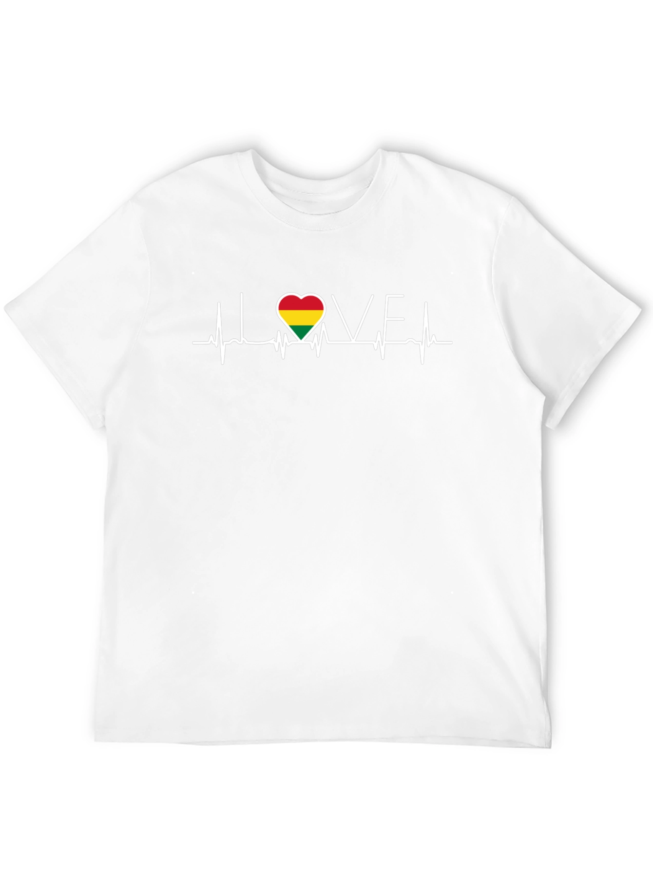 I Love Bolivia Heartbeat T-Shirt
