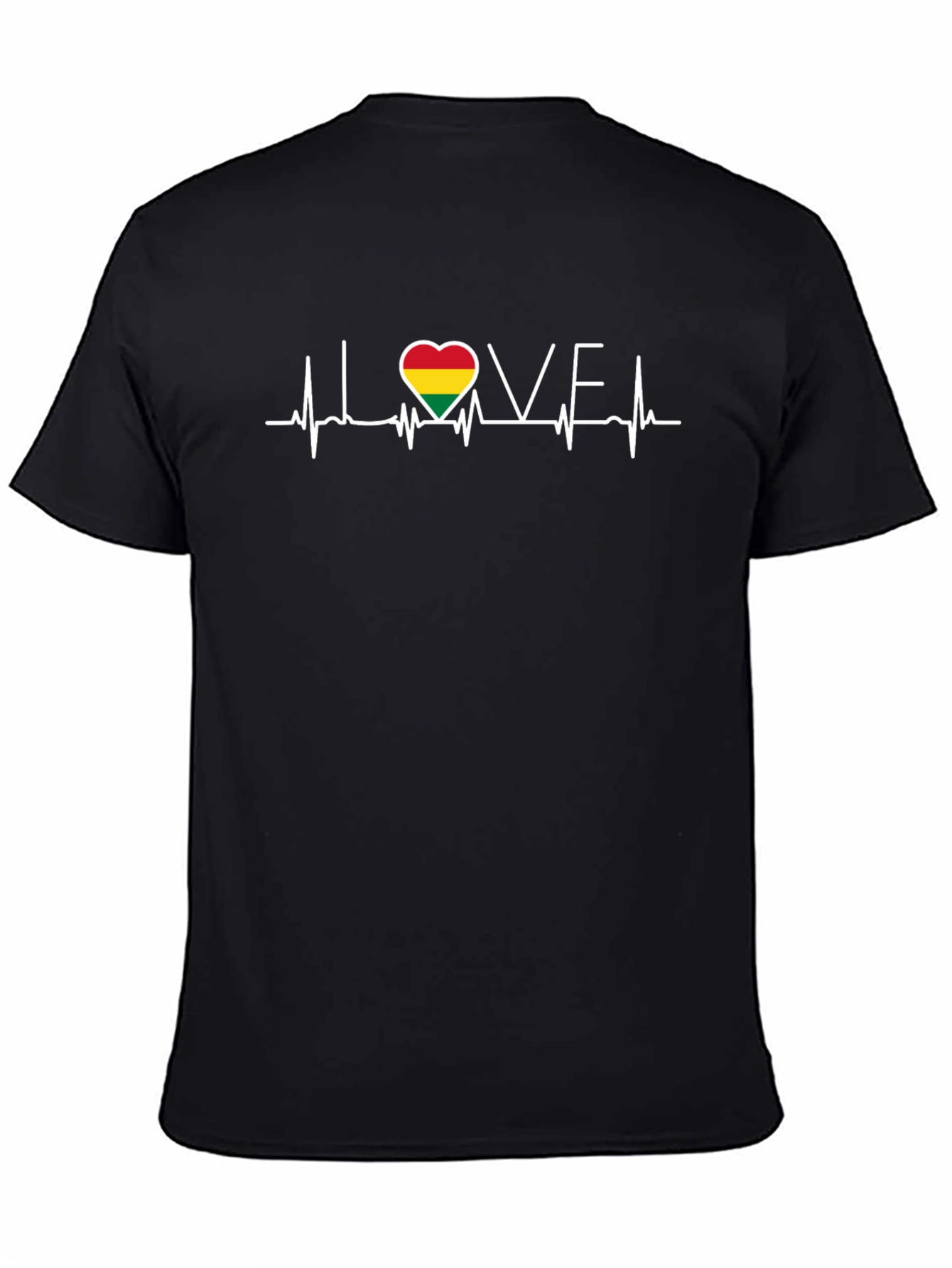 I Love Bolivia Heartbeat T-Shirt