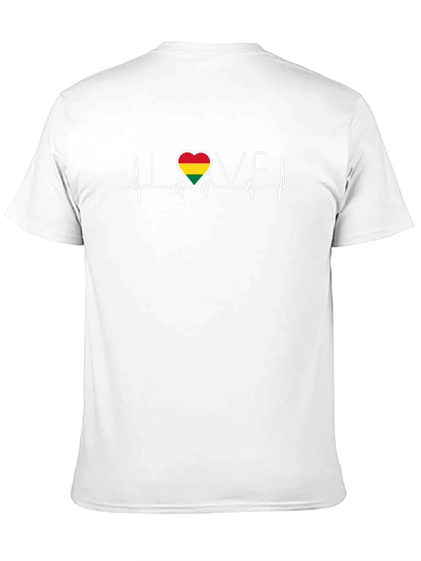 I Love Bolivia Heartbeat T-Shirt