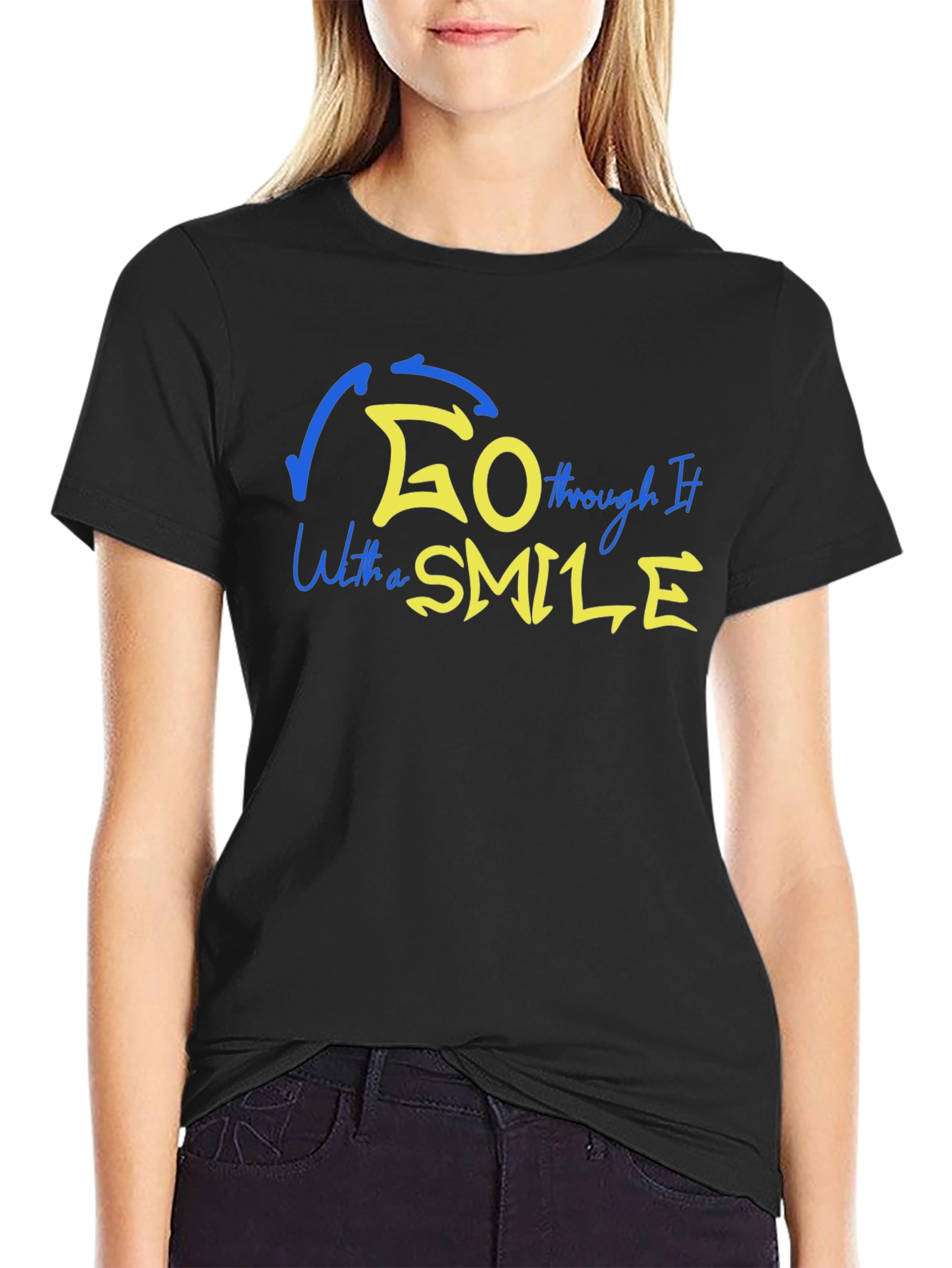 Go Through It With A Smile Graphic T-Shirt