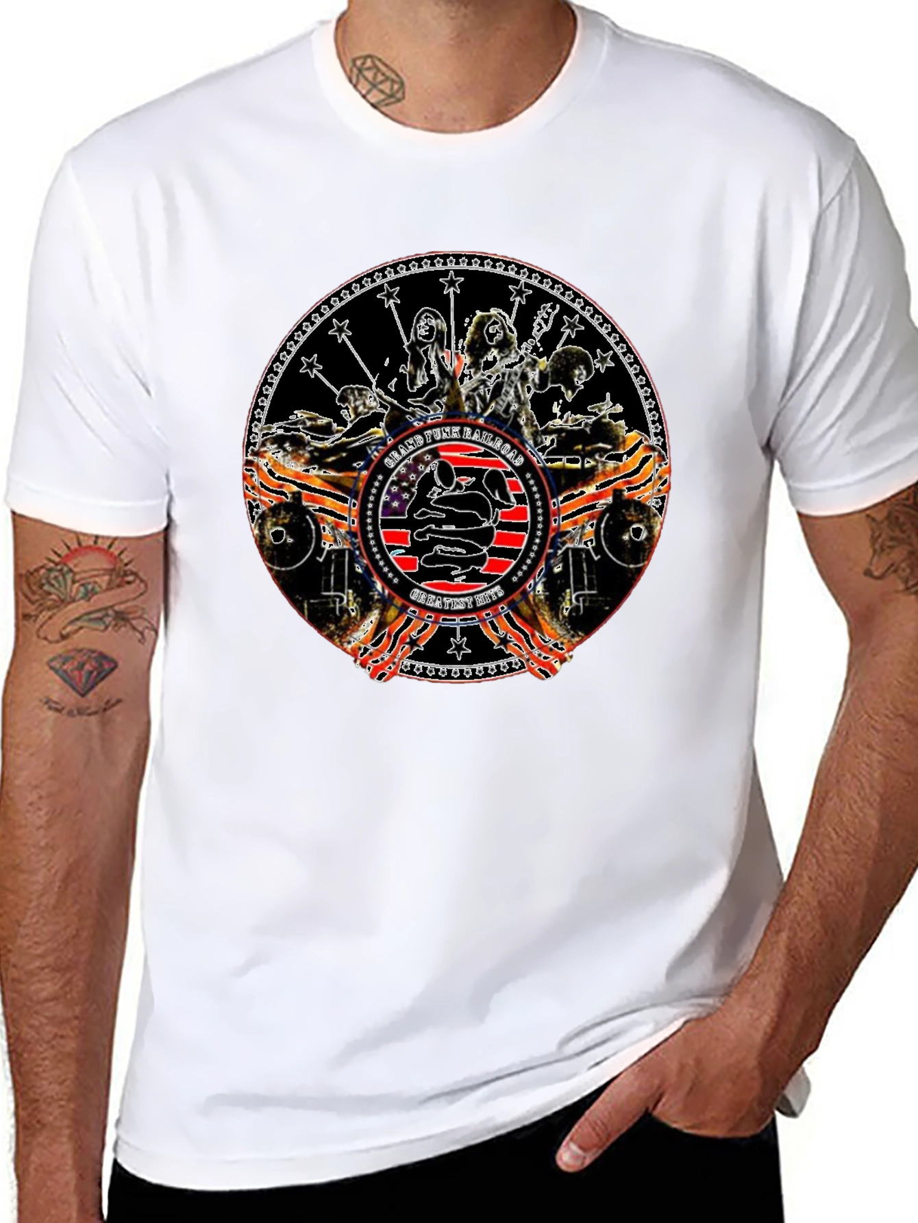 Grand Funk Railroad Tee - Classic Rock Style