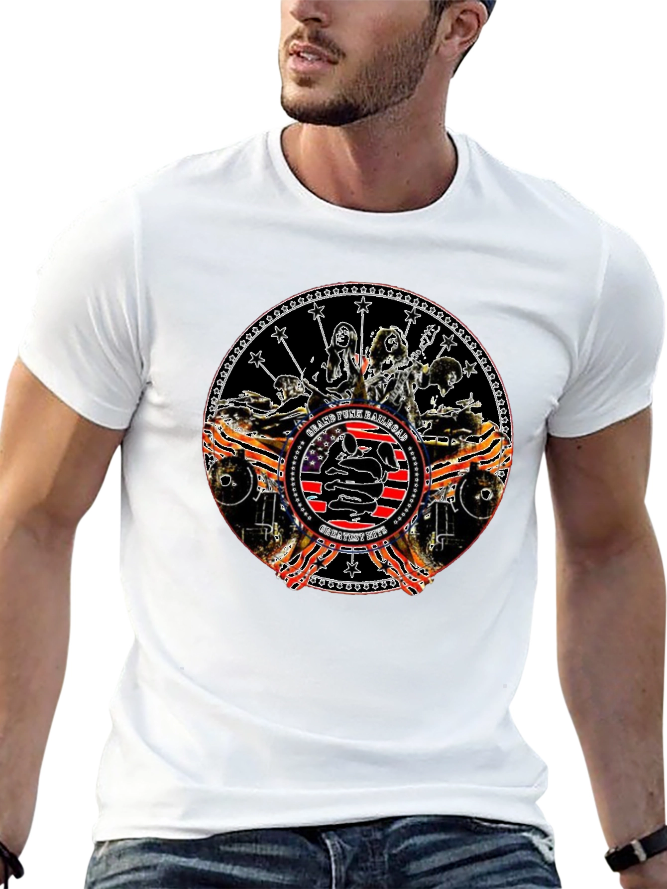 Grand Funk Railroad Tee - Classic Rock Style