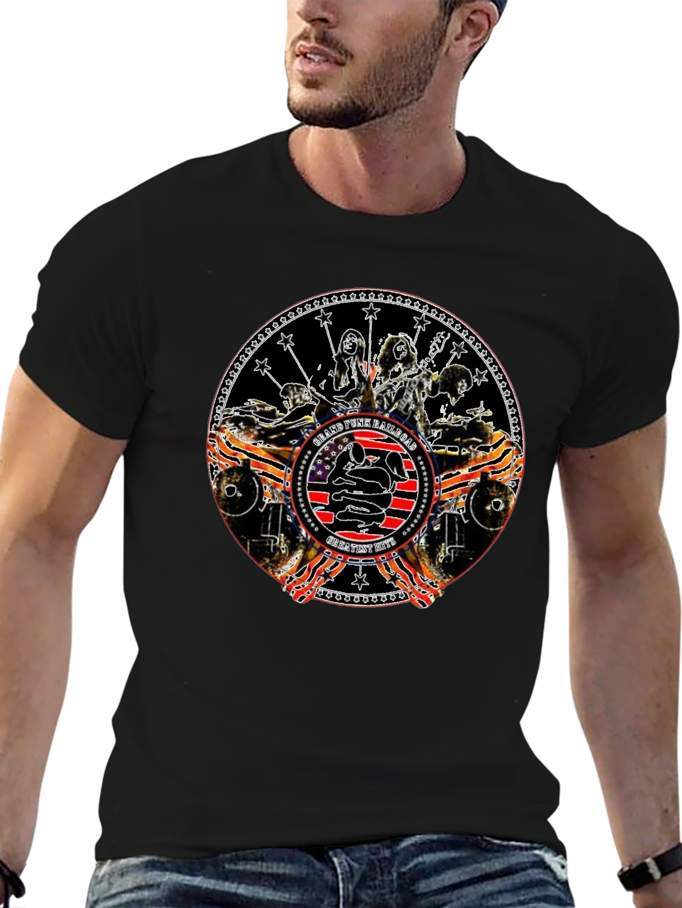 Grand Funk Railroad Tee - Classic Rock Style