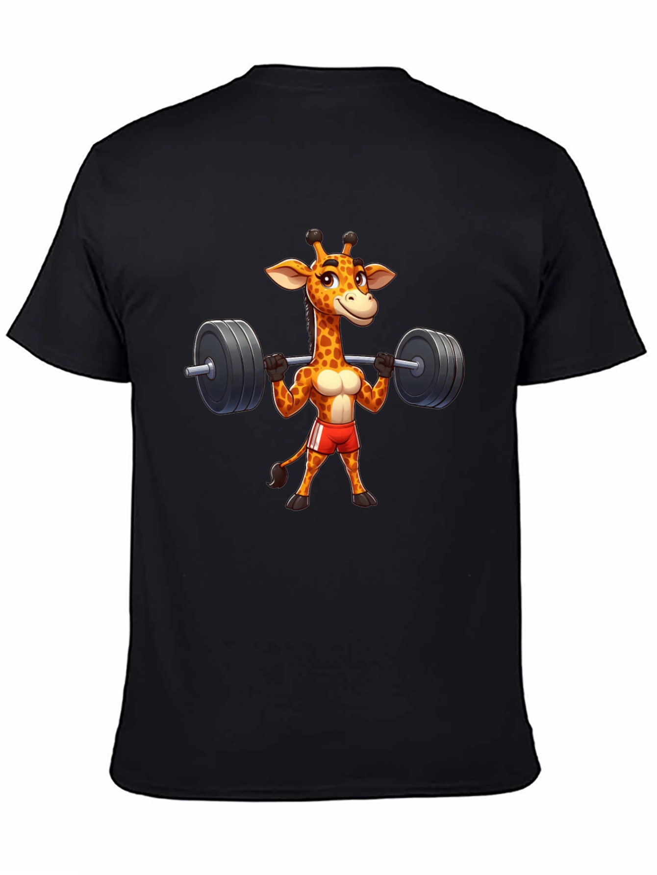 Giraffe Gym T-Shirt - Funny Workout Tee