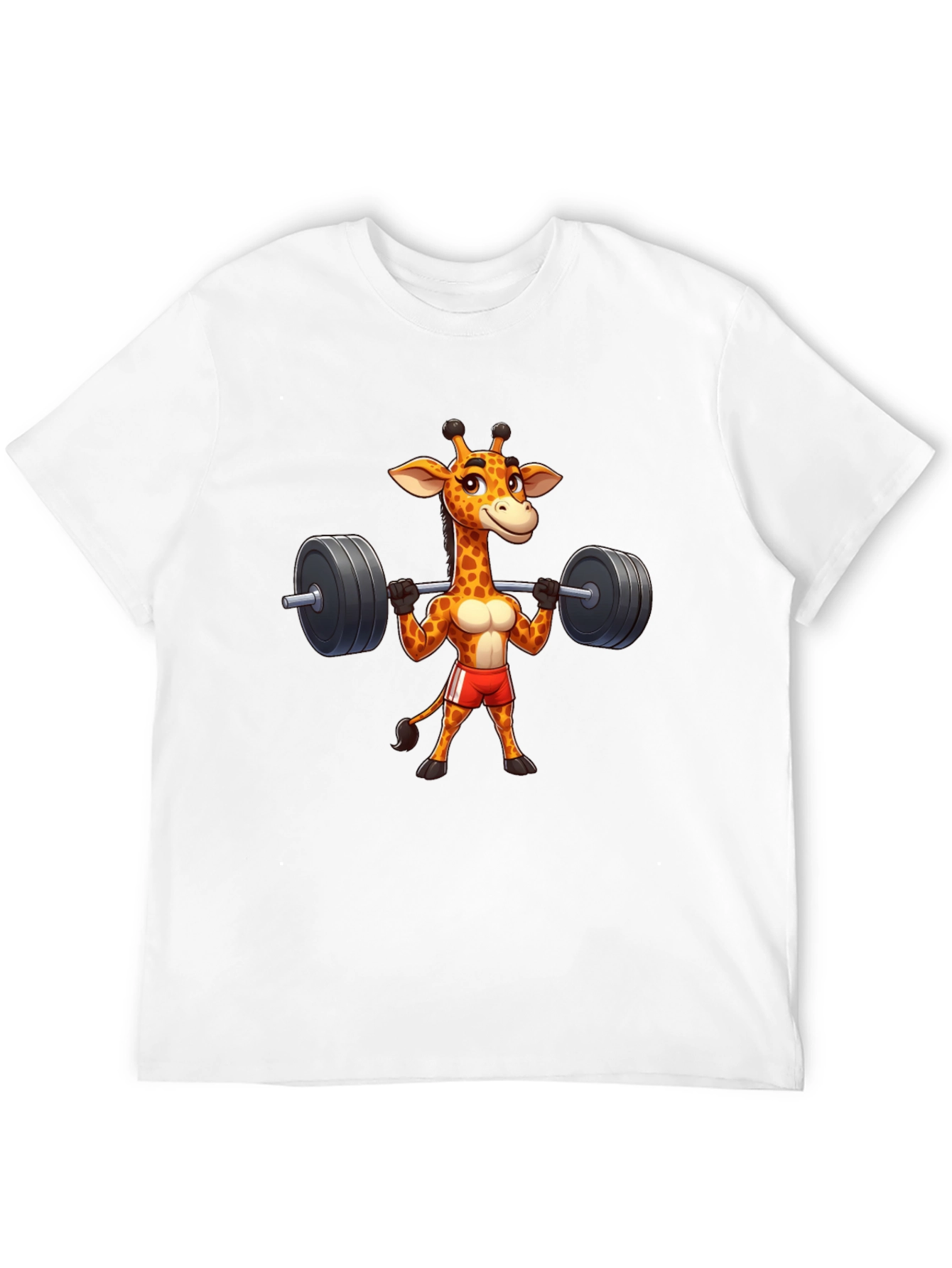 Giraffe Gym T-Shirt - Funny Workout Tee