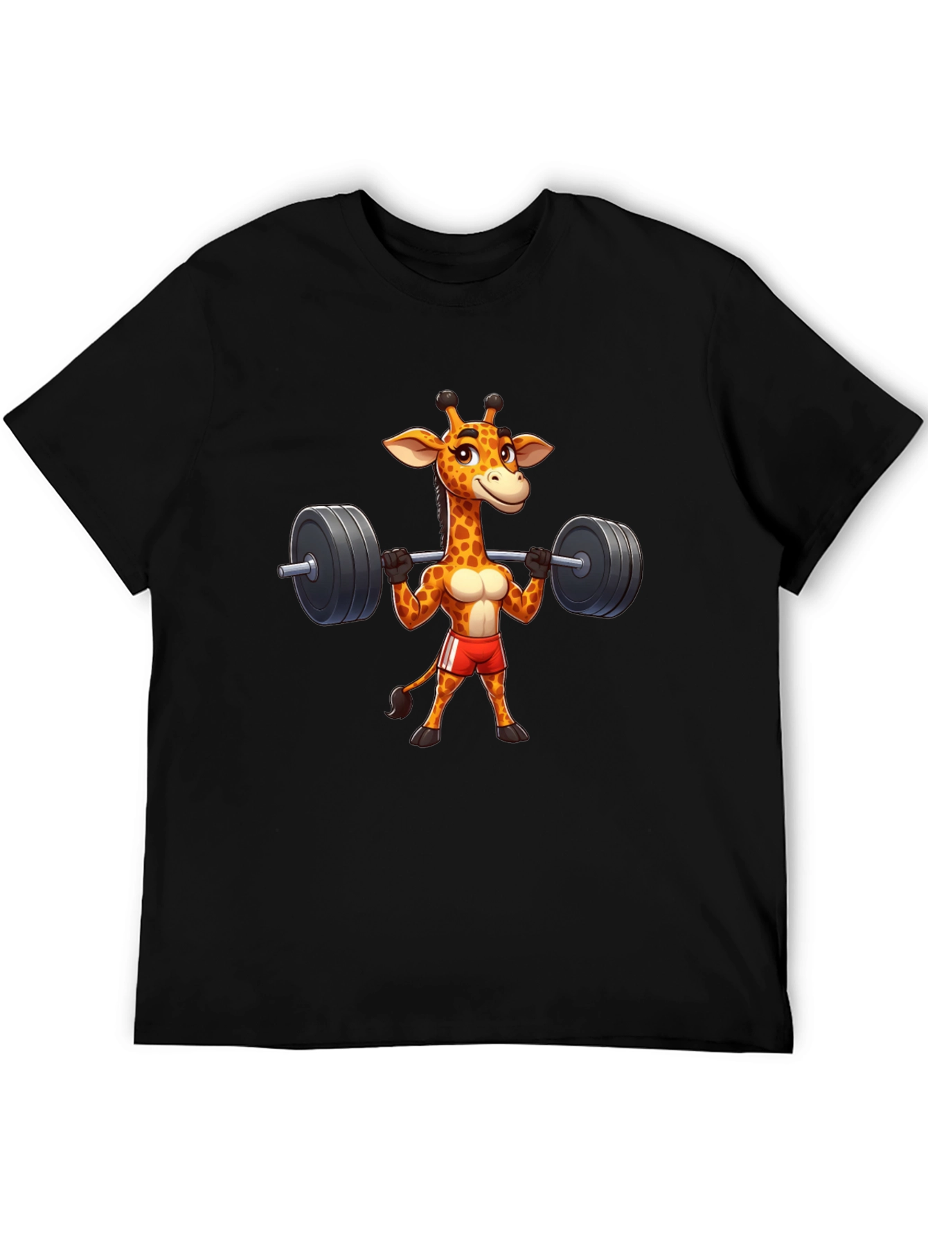 Giraffe Gym T-Shirt - Funny Workout Tee