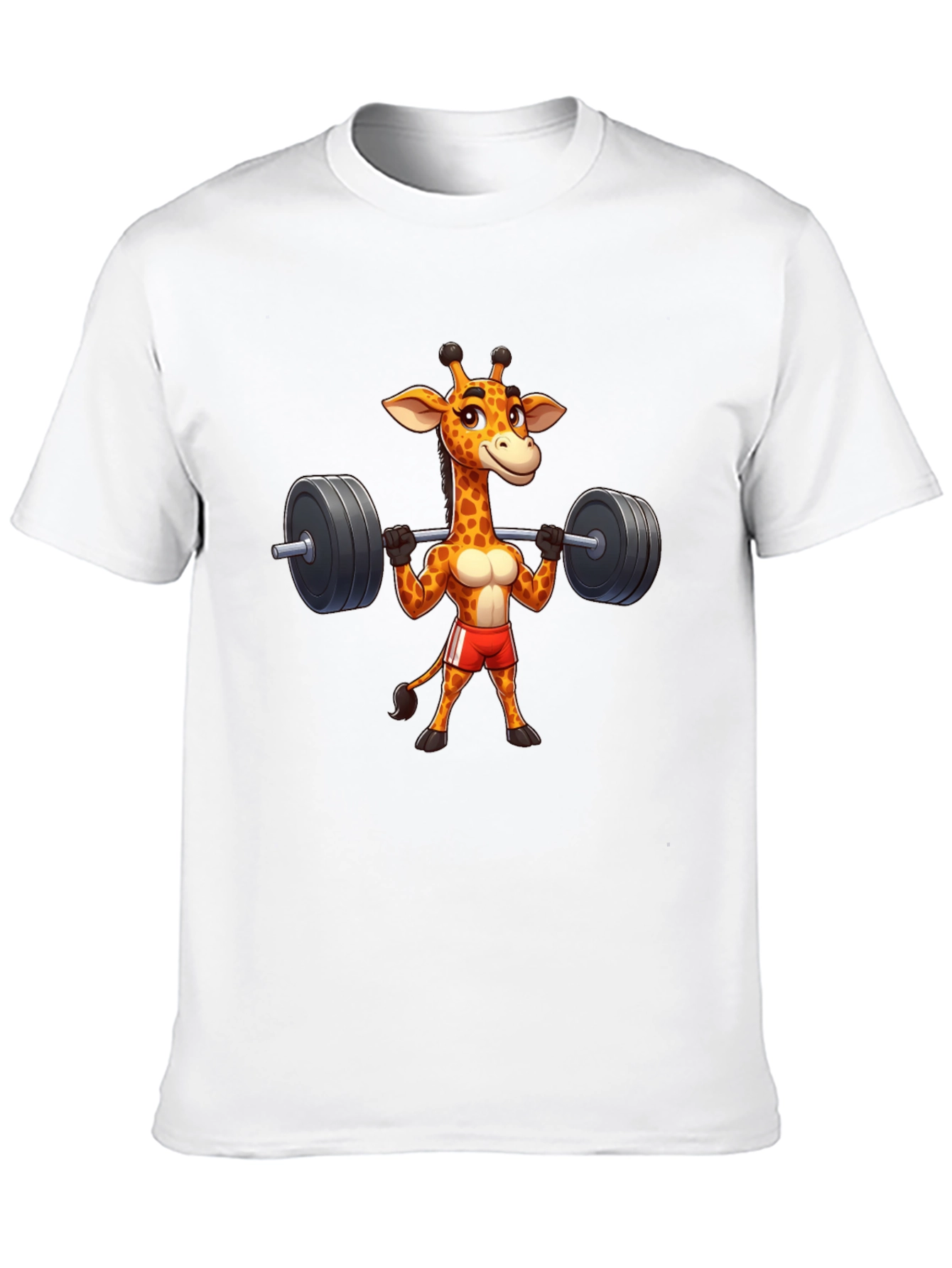 Giraffe Gym T-Shirt - Funny Workout Tee
