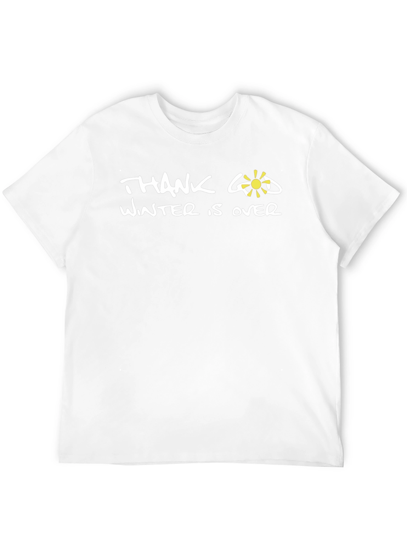 Thank God Winter is Over T-Shirt - Black