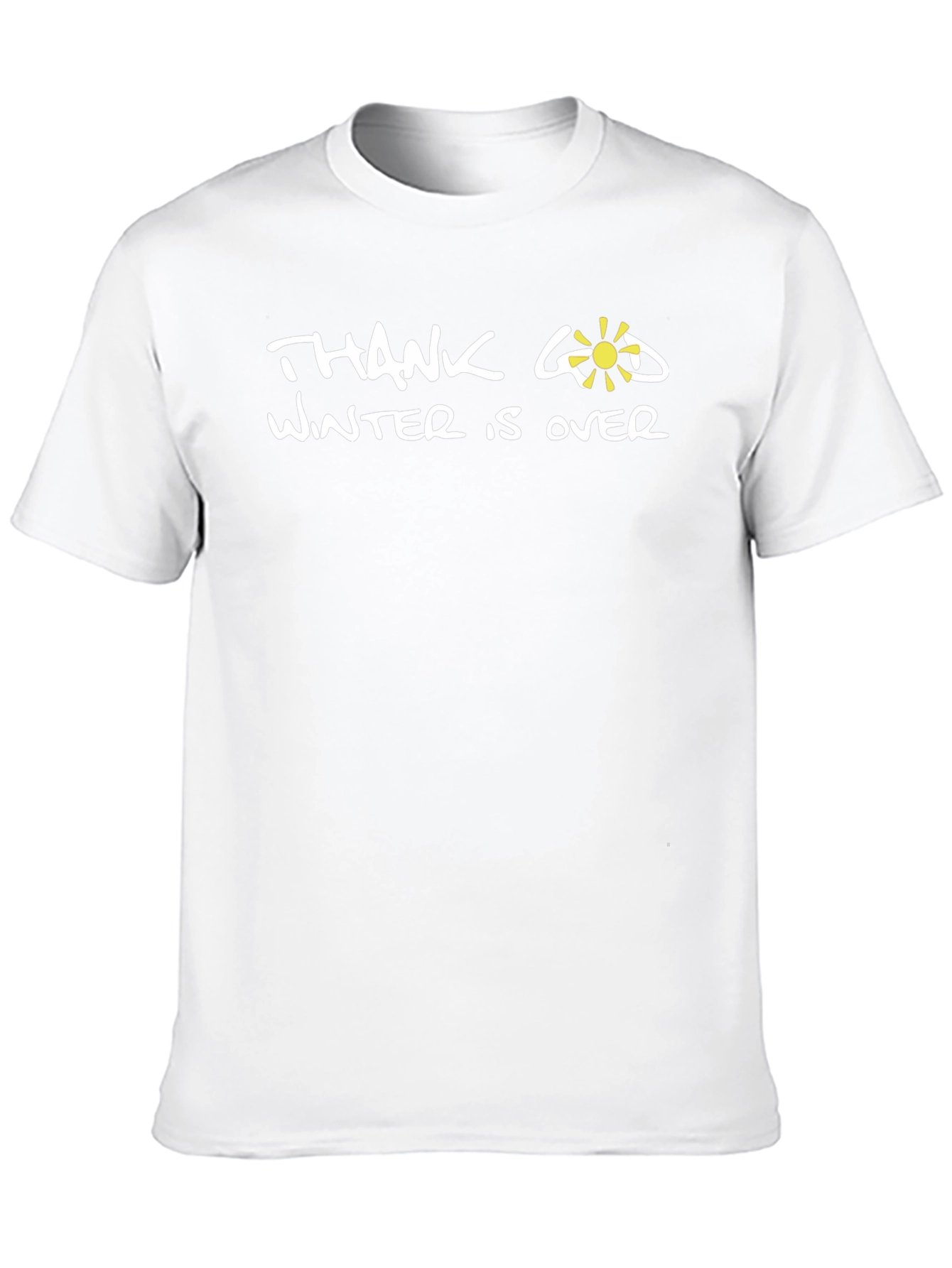 Thank God Winter is Over T-Shirt - Black