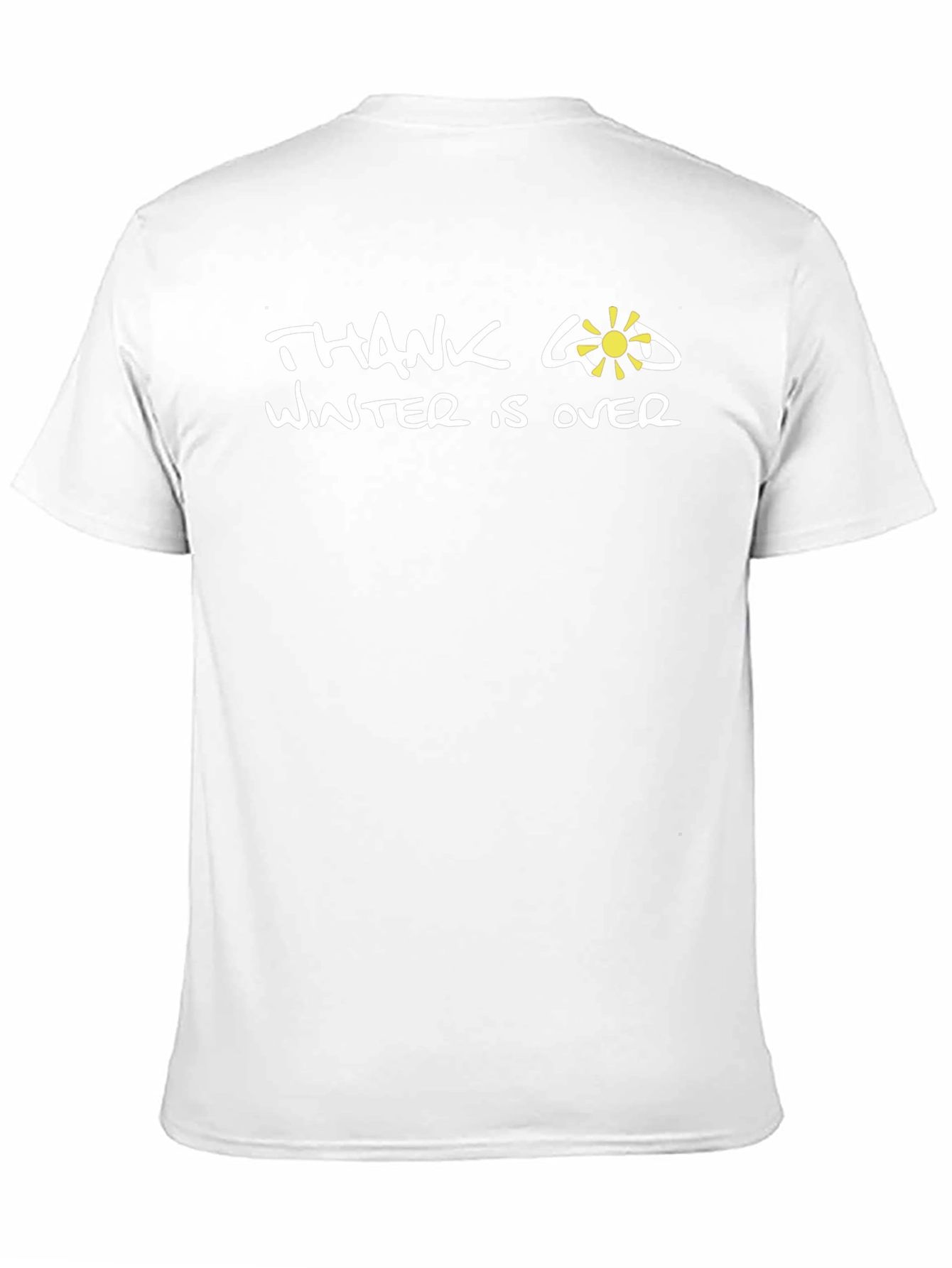 Thank God Winter is Over T-Shirt - Black