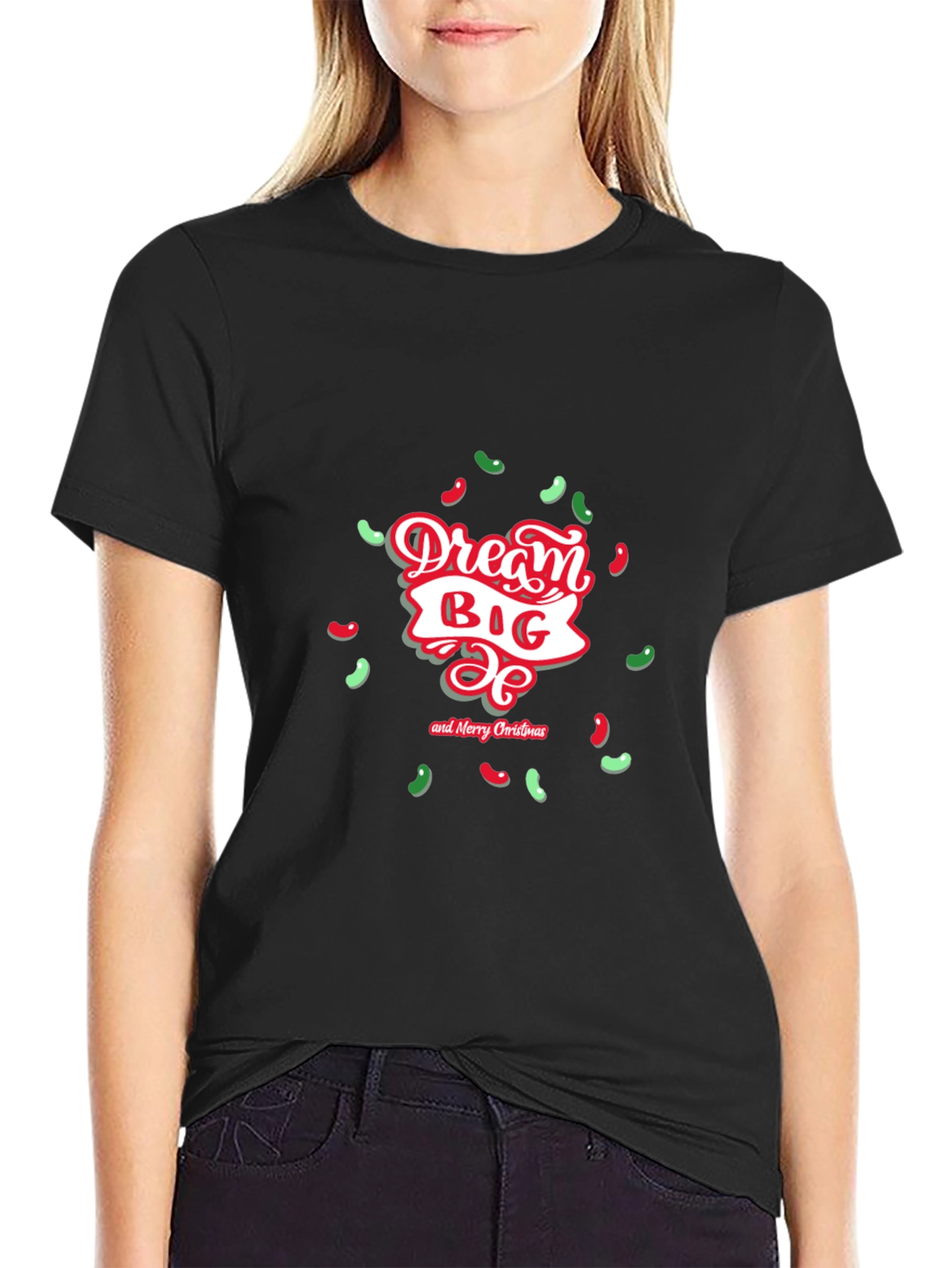 Dream Big Christmas Graphic Tee