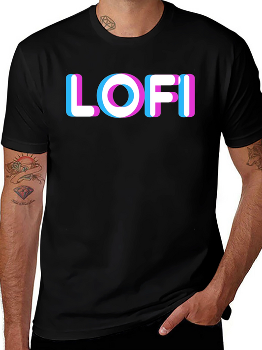 LOFI Graphic Tee - Black Trendy Shirt