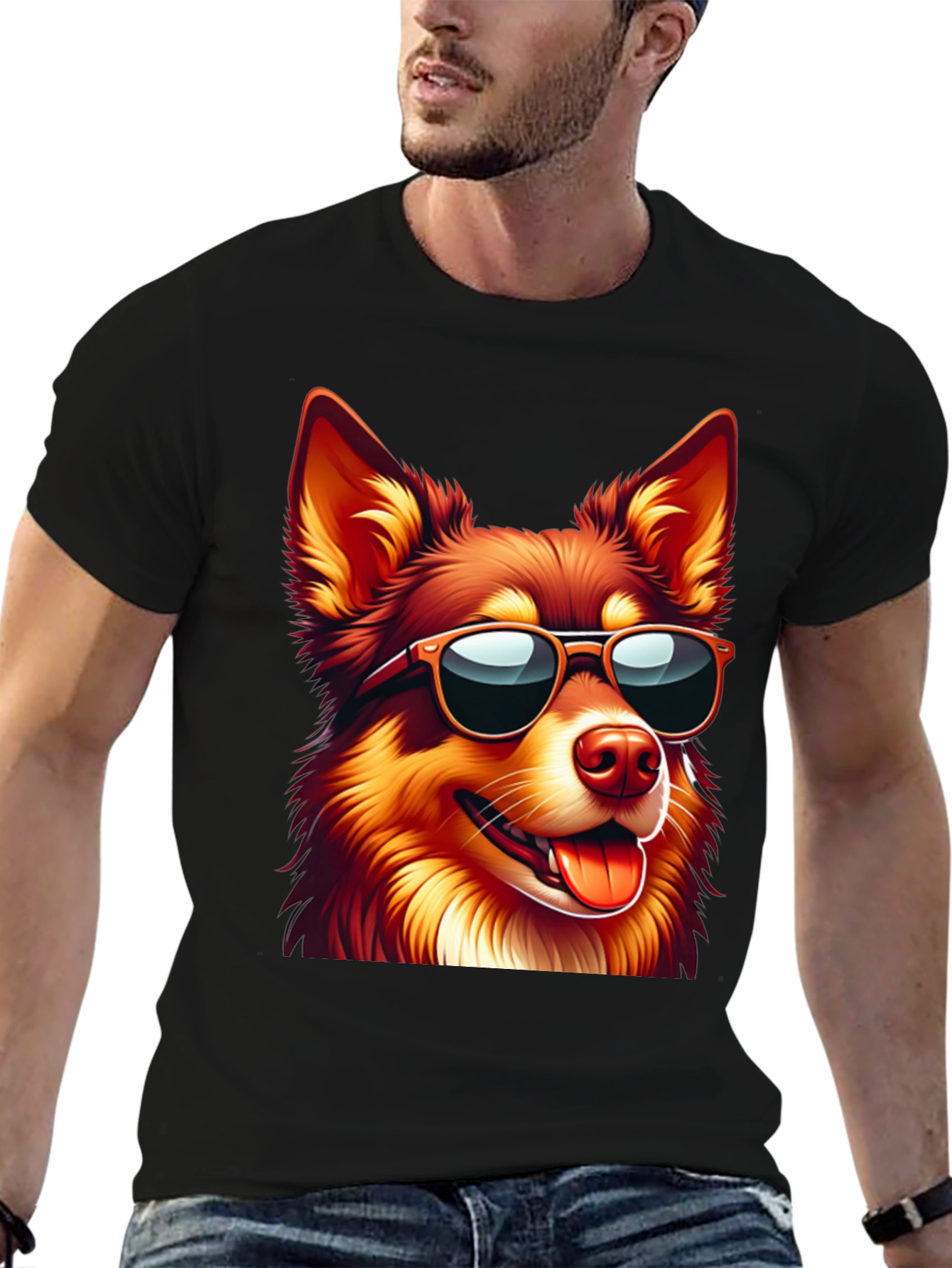 Cool Dog T-Shirt - Unisex Graphic Tee