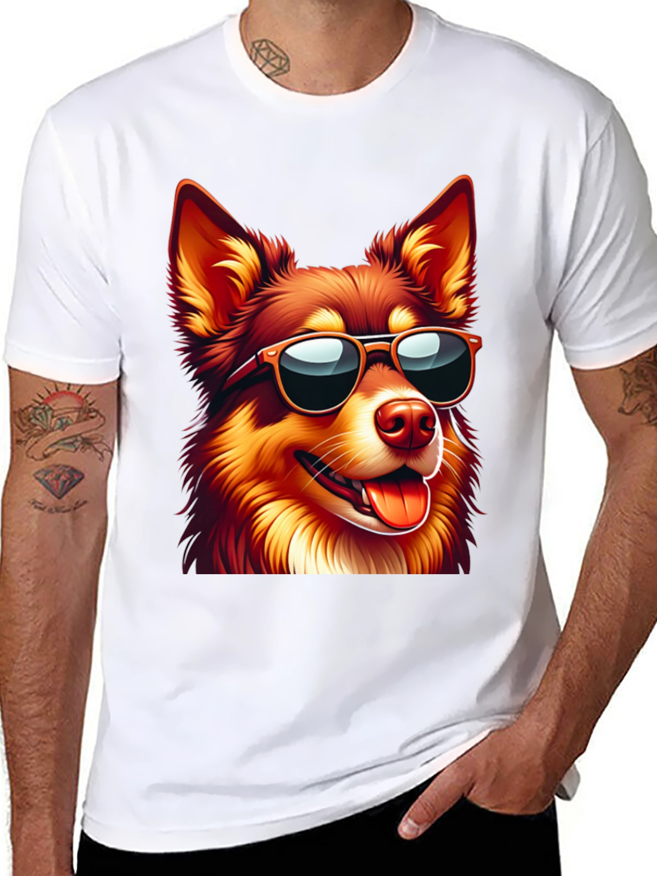 Cool Dog T-Shirt - Unisex Graphic Tee